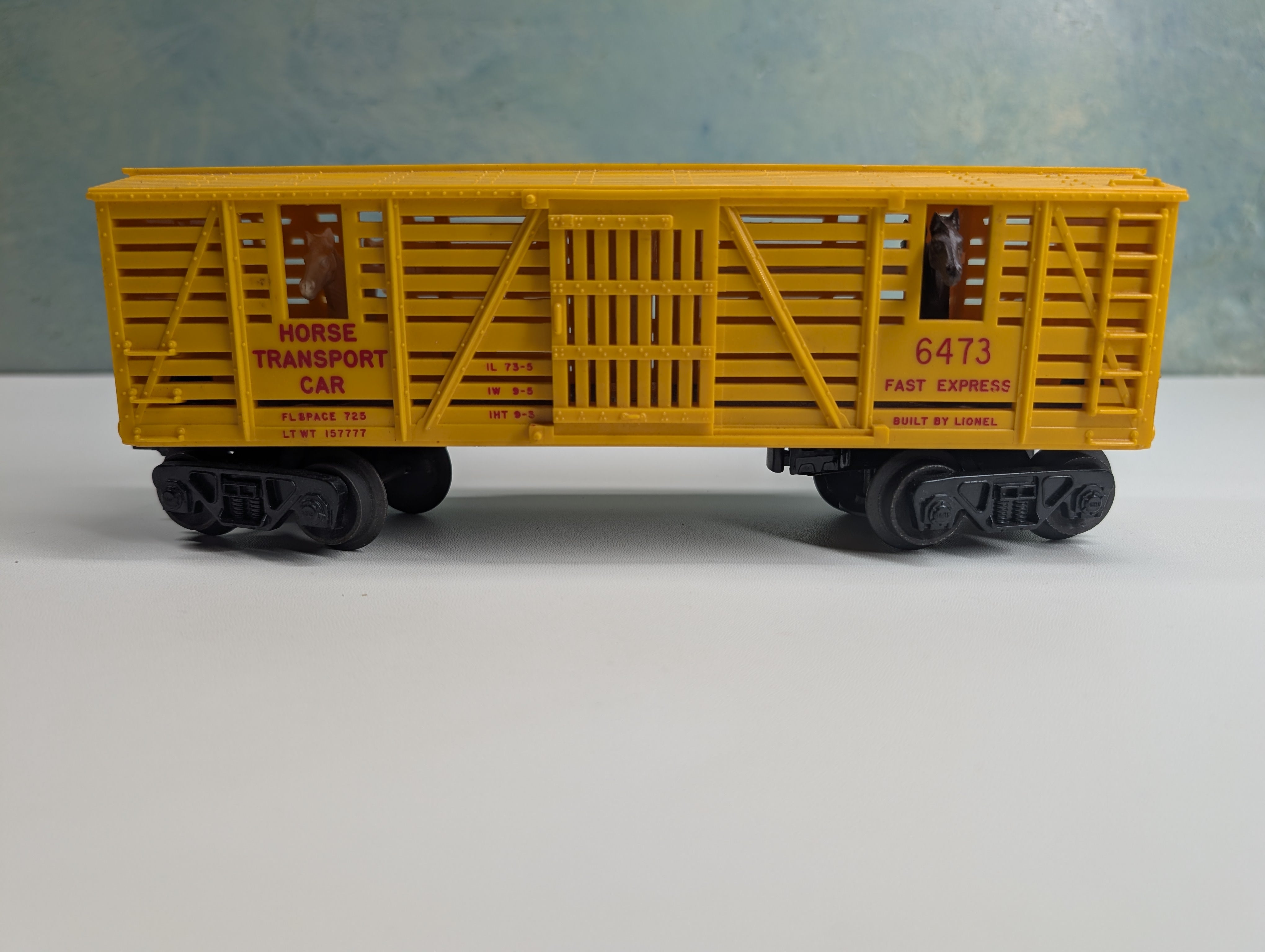 USED Lionel O Horse Transport Car #6473