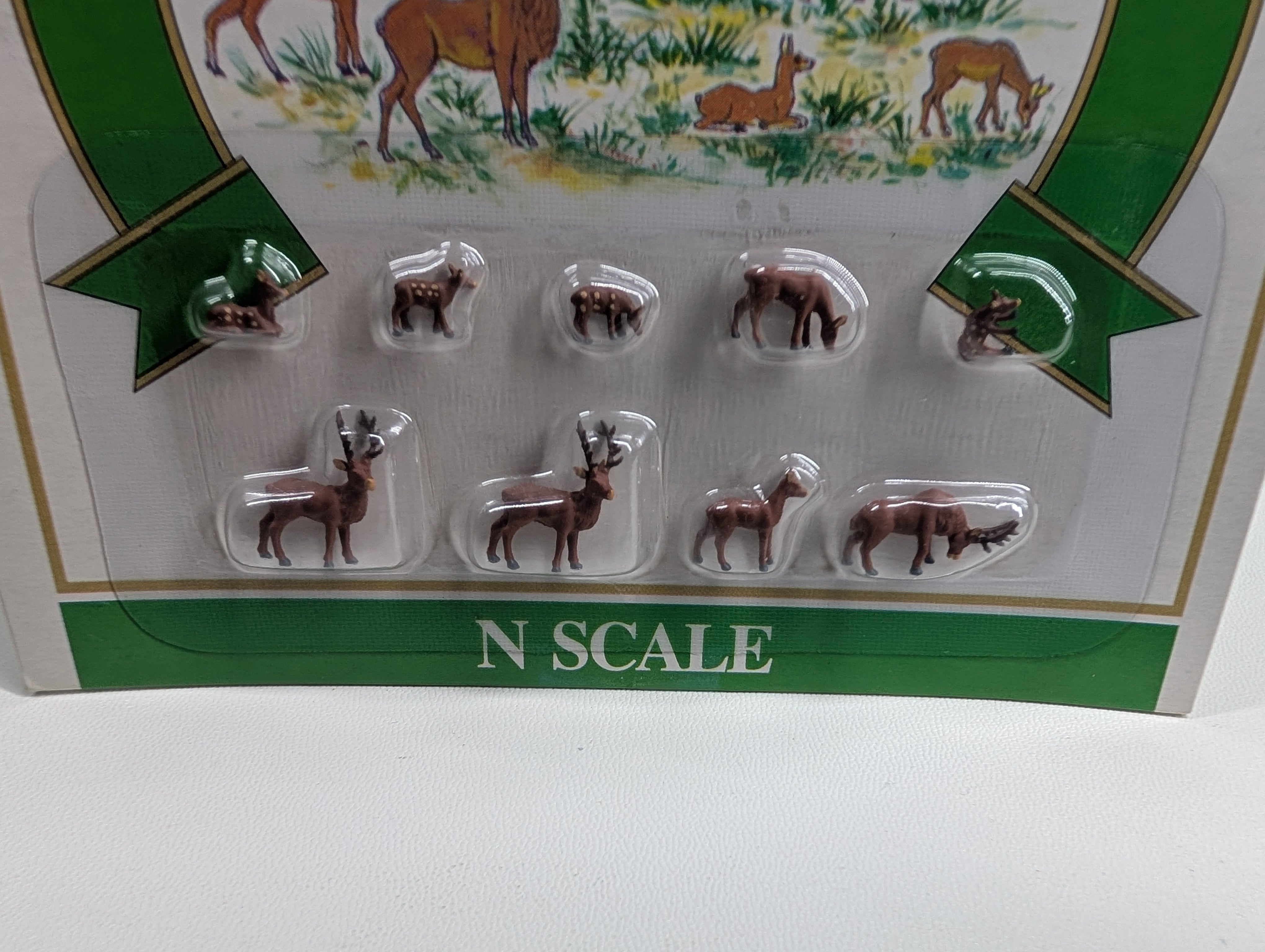 Model Power 1348 N Scale Deer (9 pcs)