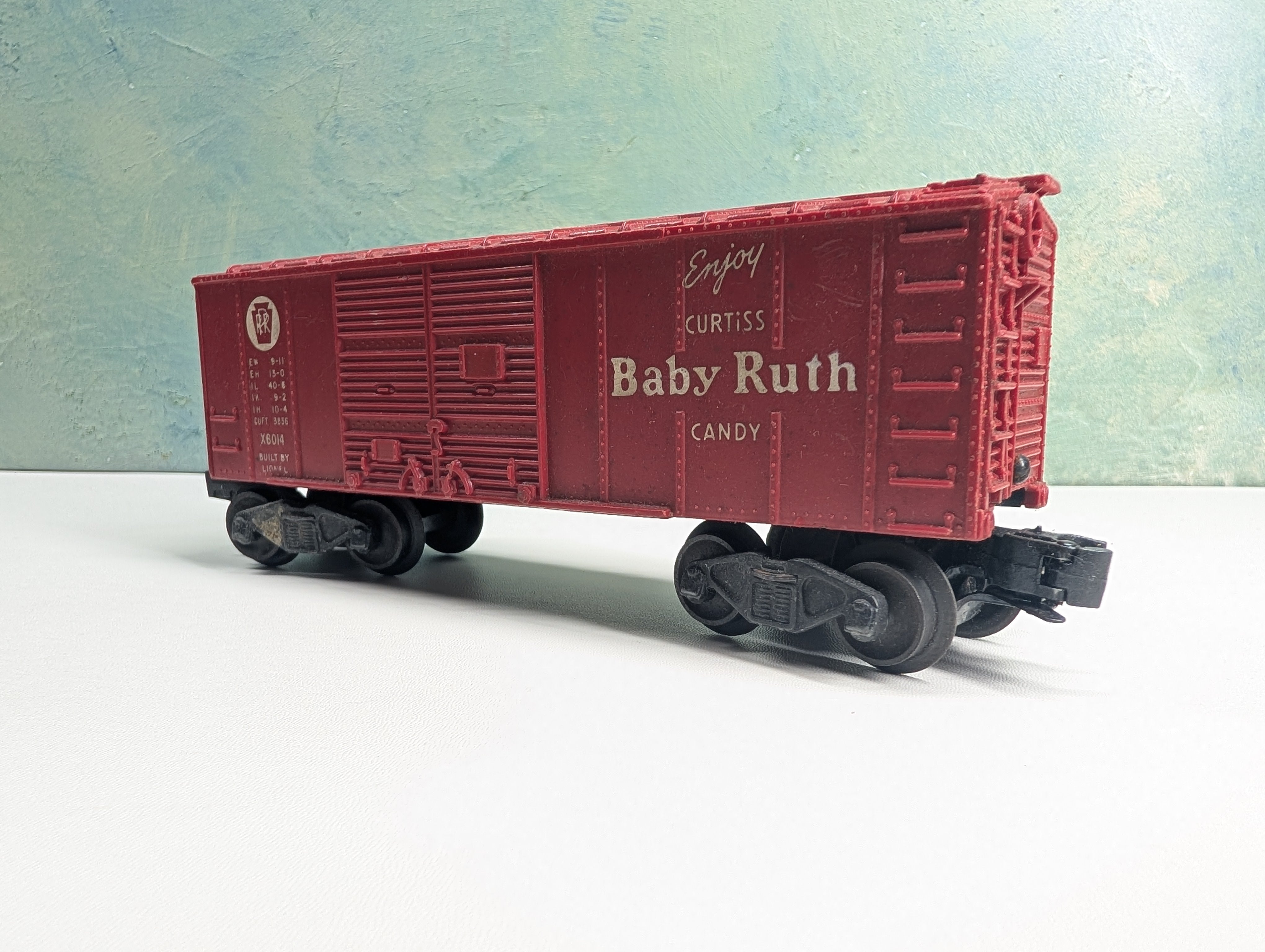 USED Lionel O Box Car Baby Ruth #X6014