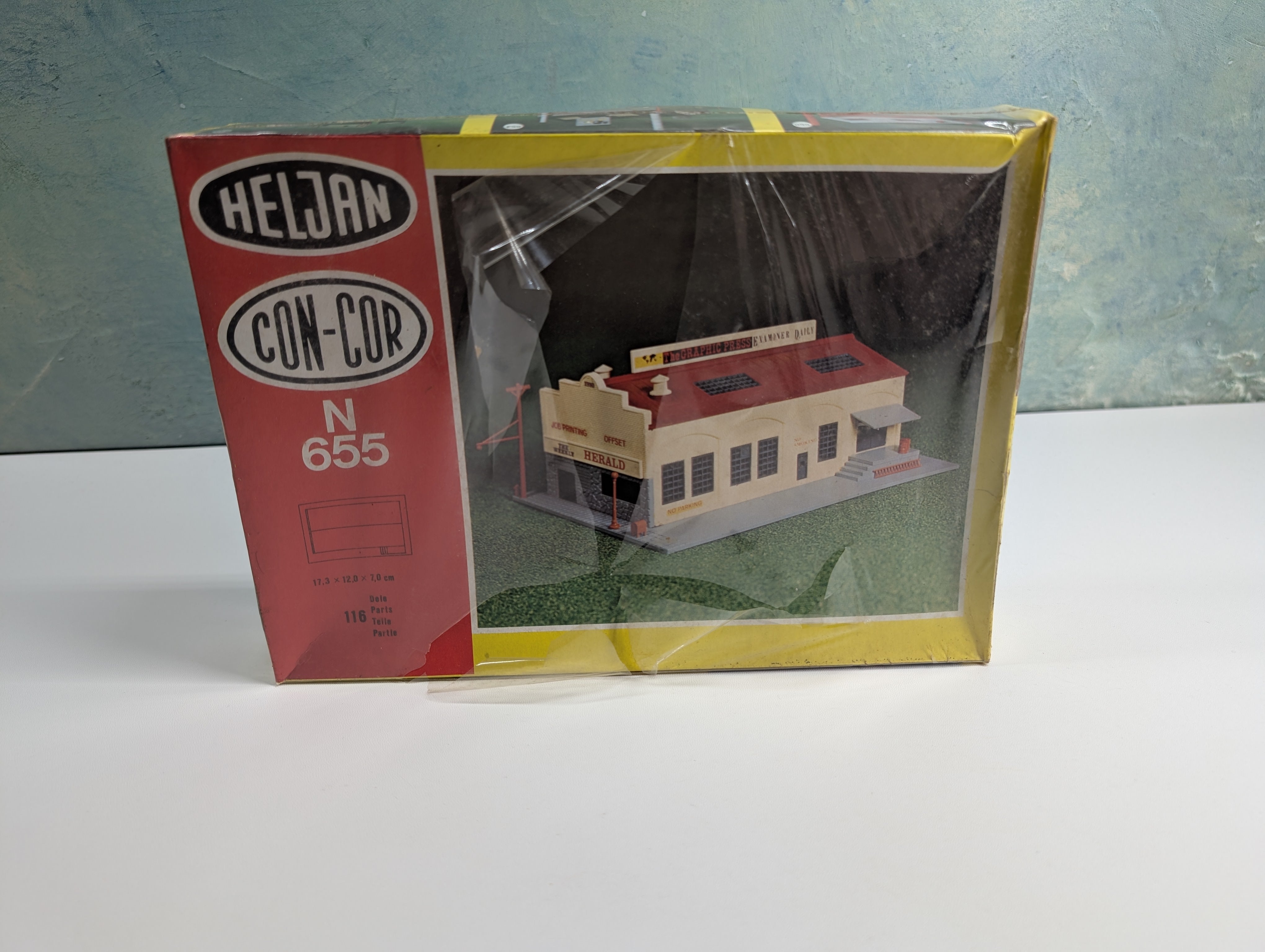 Heljan 655 N Scale Weekly Herald Print Shop KIT