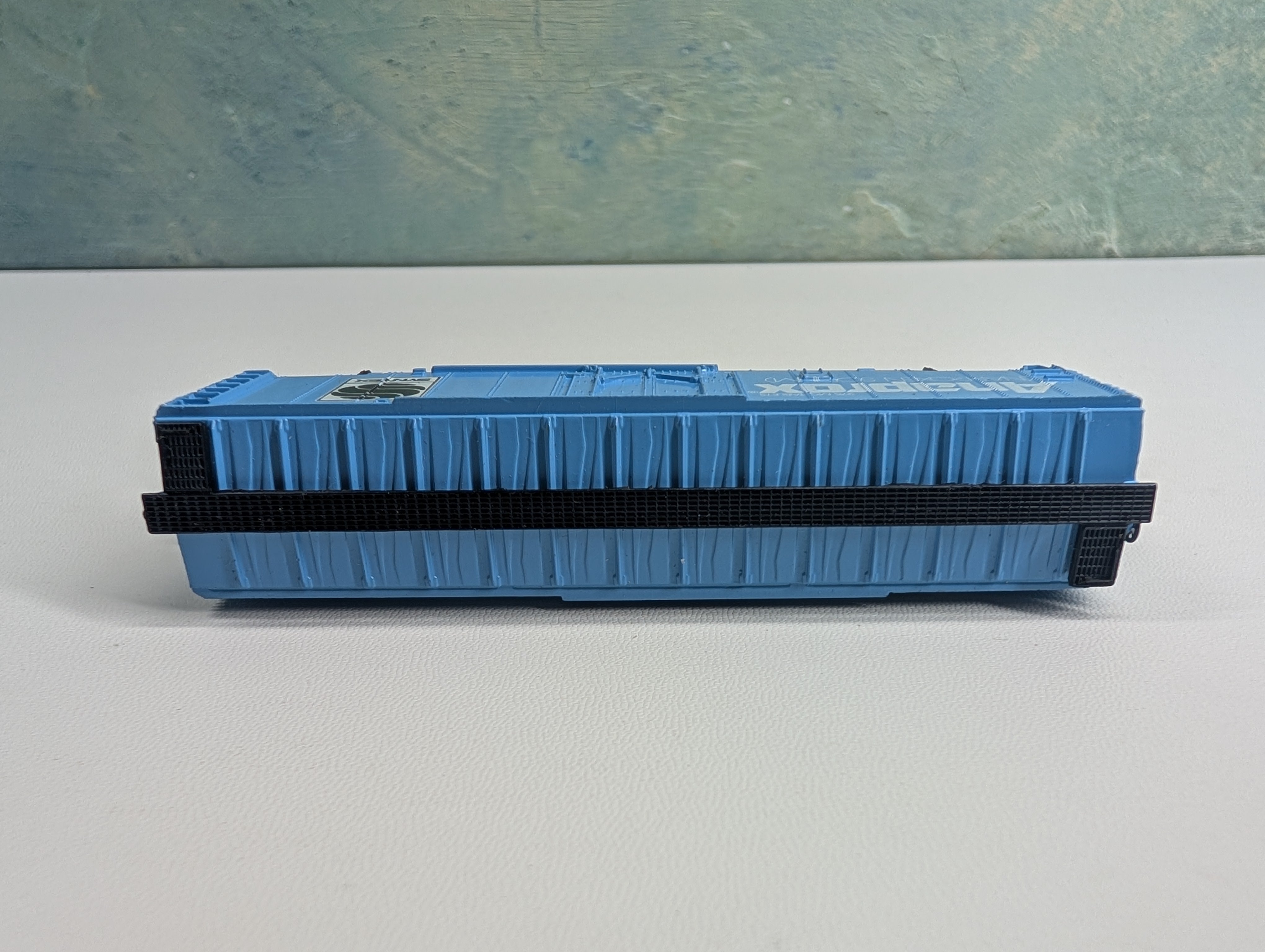 USED Bachmann N Scale 50' Box Car, Blue Syntex Anaprox
