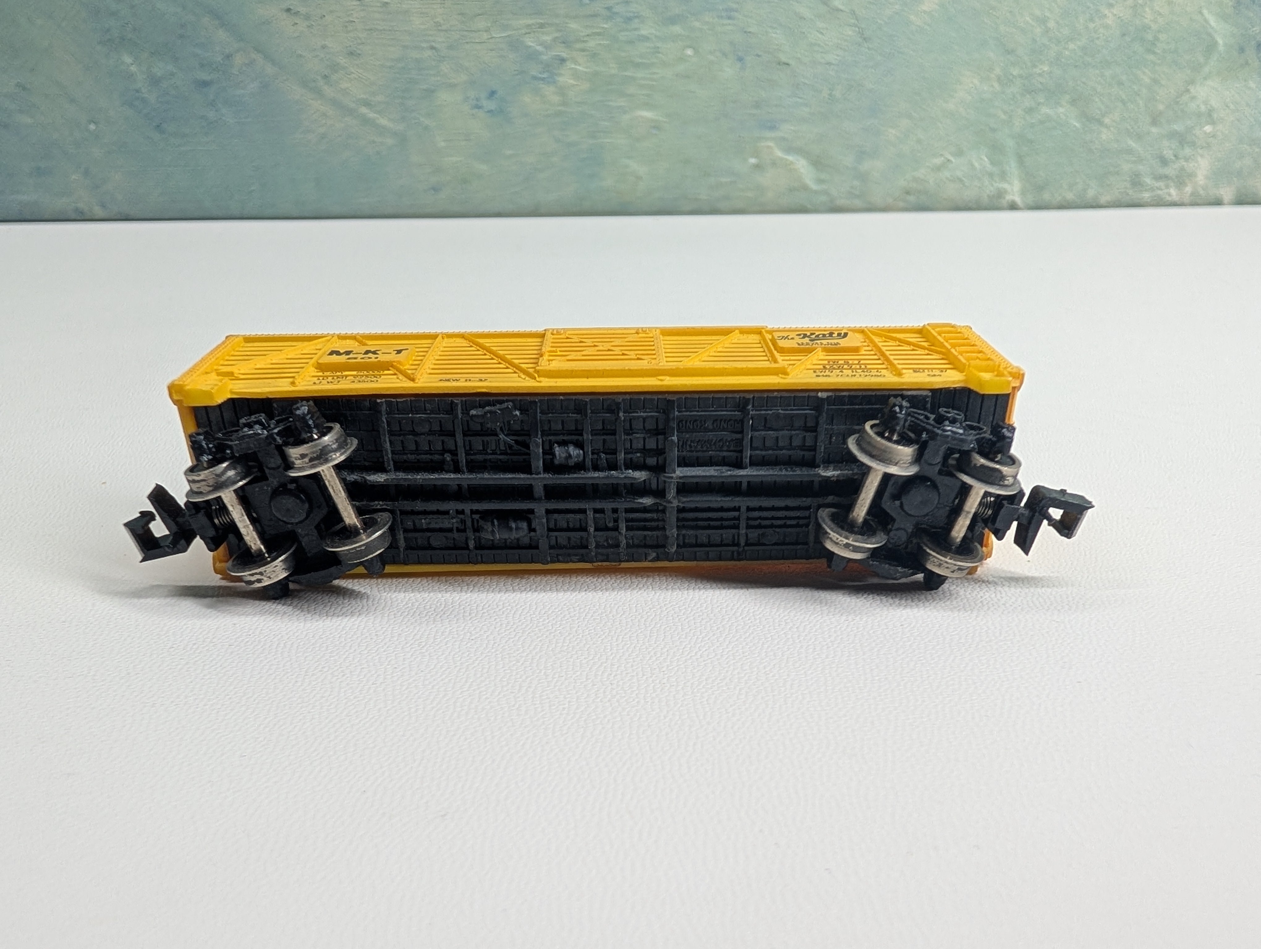 USED Bachmann N Scale 40' Livestock Cattle Car MKT #501