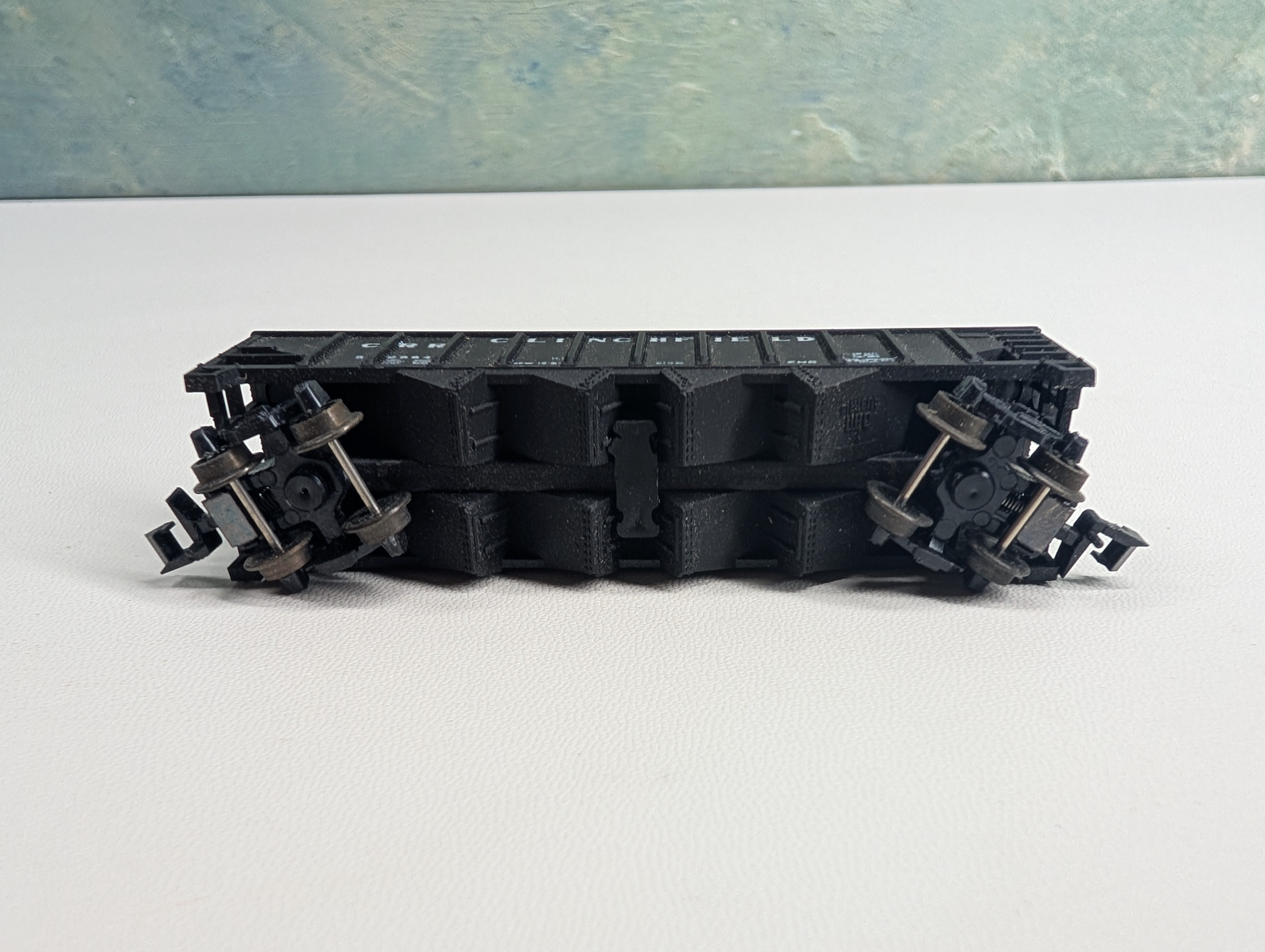 USED AHM N Scale 4 Bay Hopper Clinchfield CRR #52564