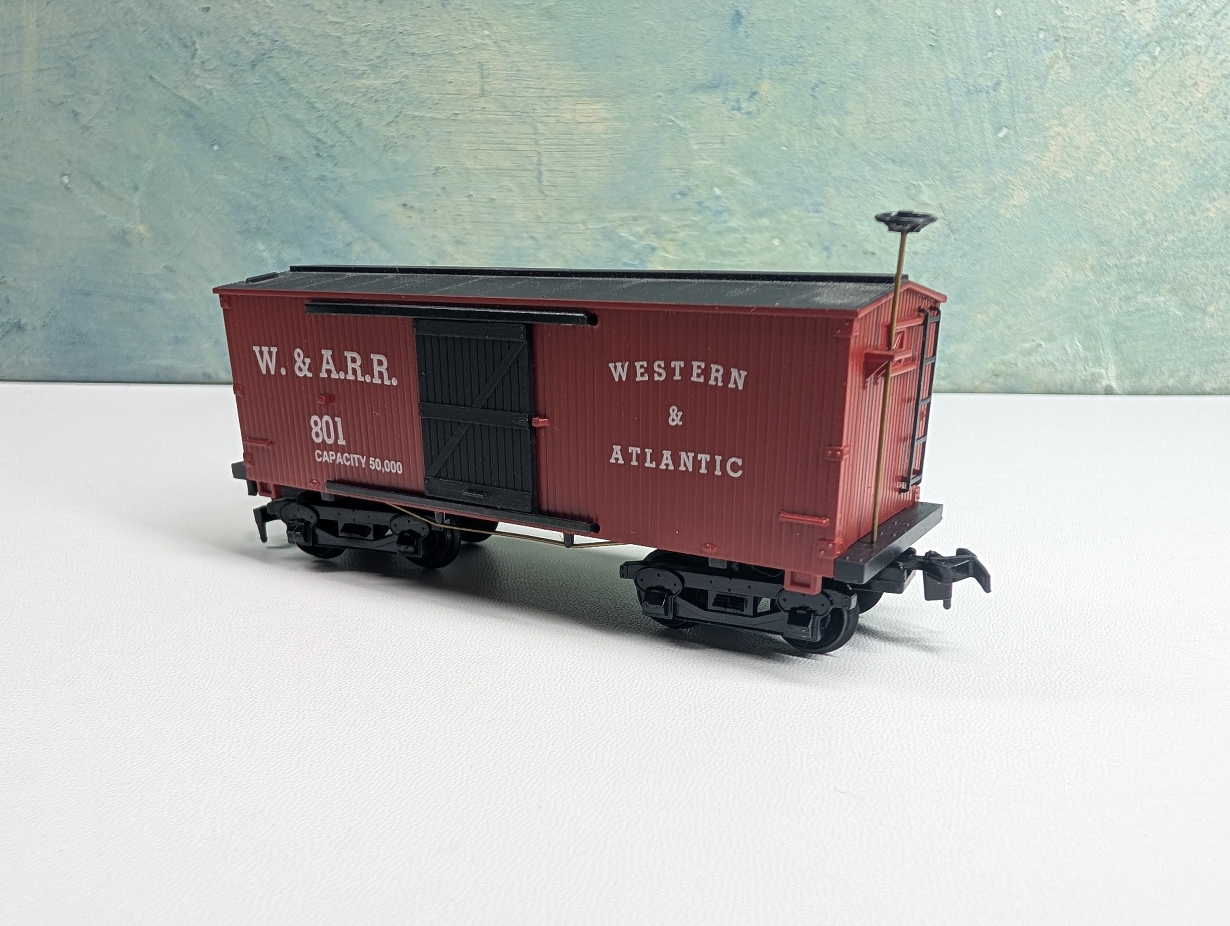 USED Mantua HO Scale 1860 Box Car Western & Atlantic W&ARR #801