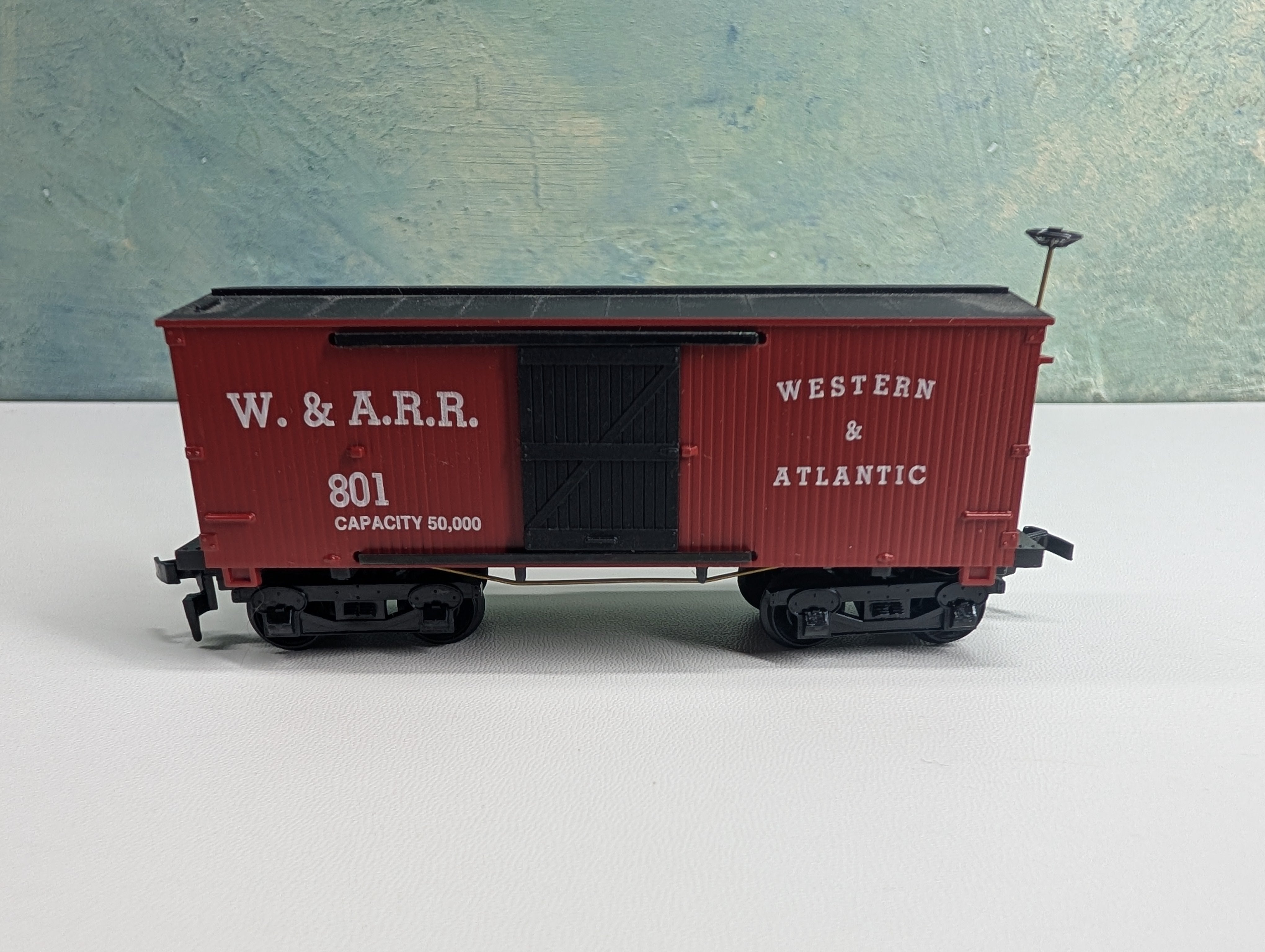 USED Mantua HO Scale 1860 Box Car Western & Atlantic W&ARR #801
