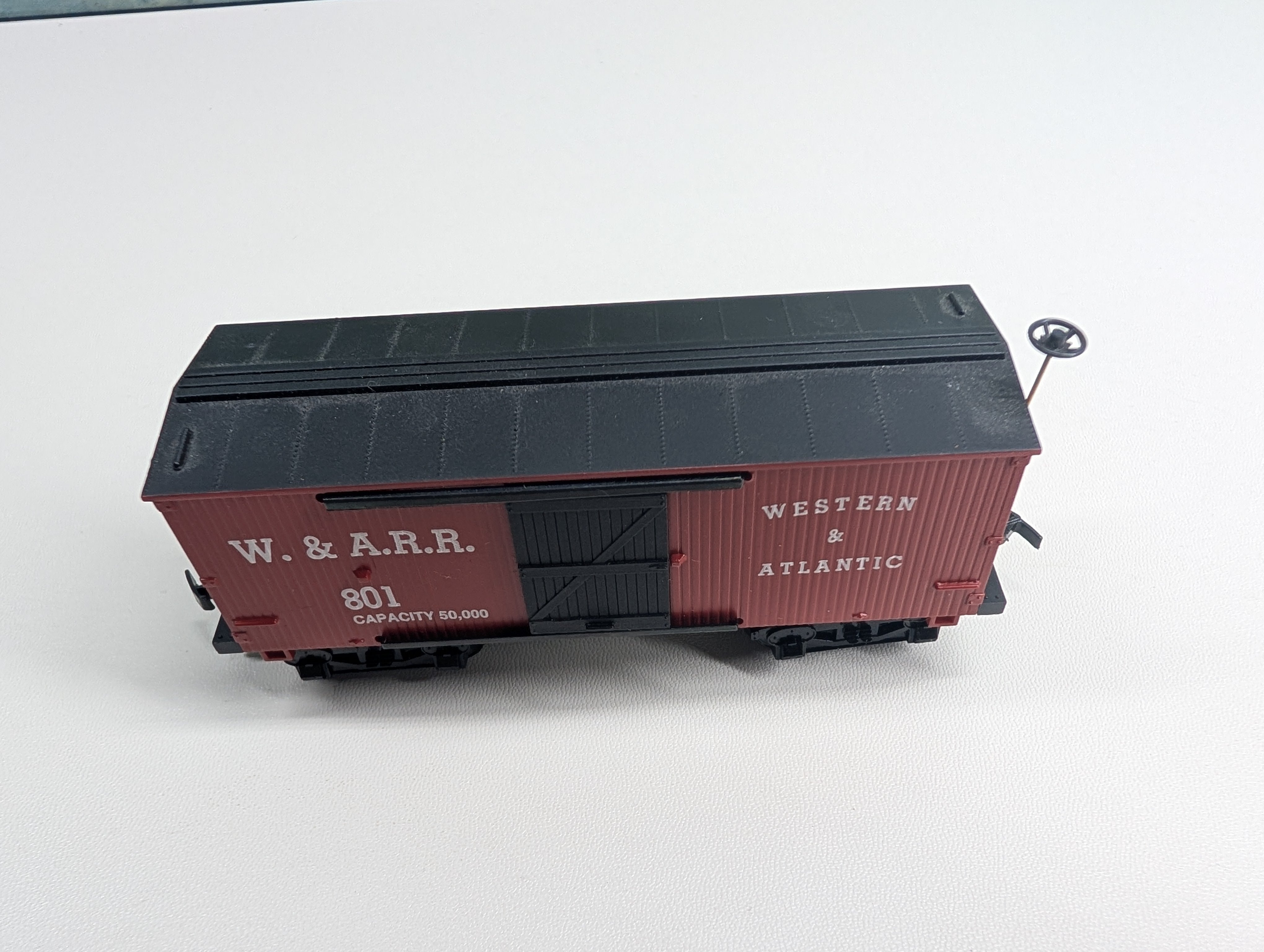 USED Mantua HO Scale 1860 Box Car Western & Atlantic W&ARR #801