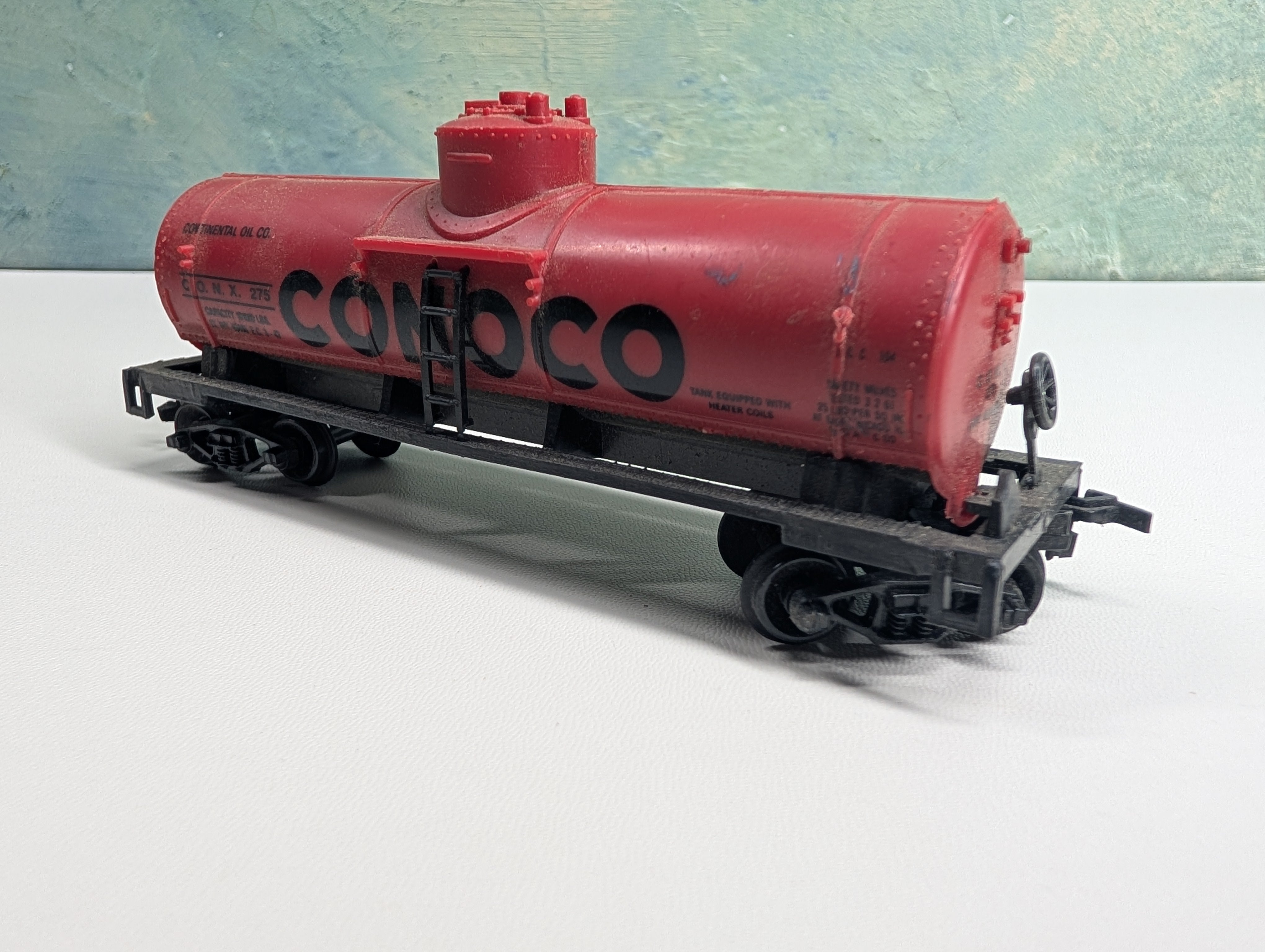 USED Life-Like HO Scale Single Dome Tank Car Conoco CONX #275