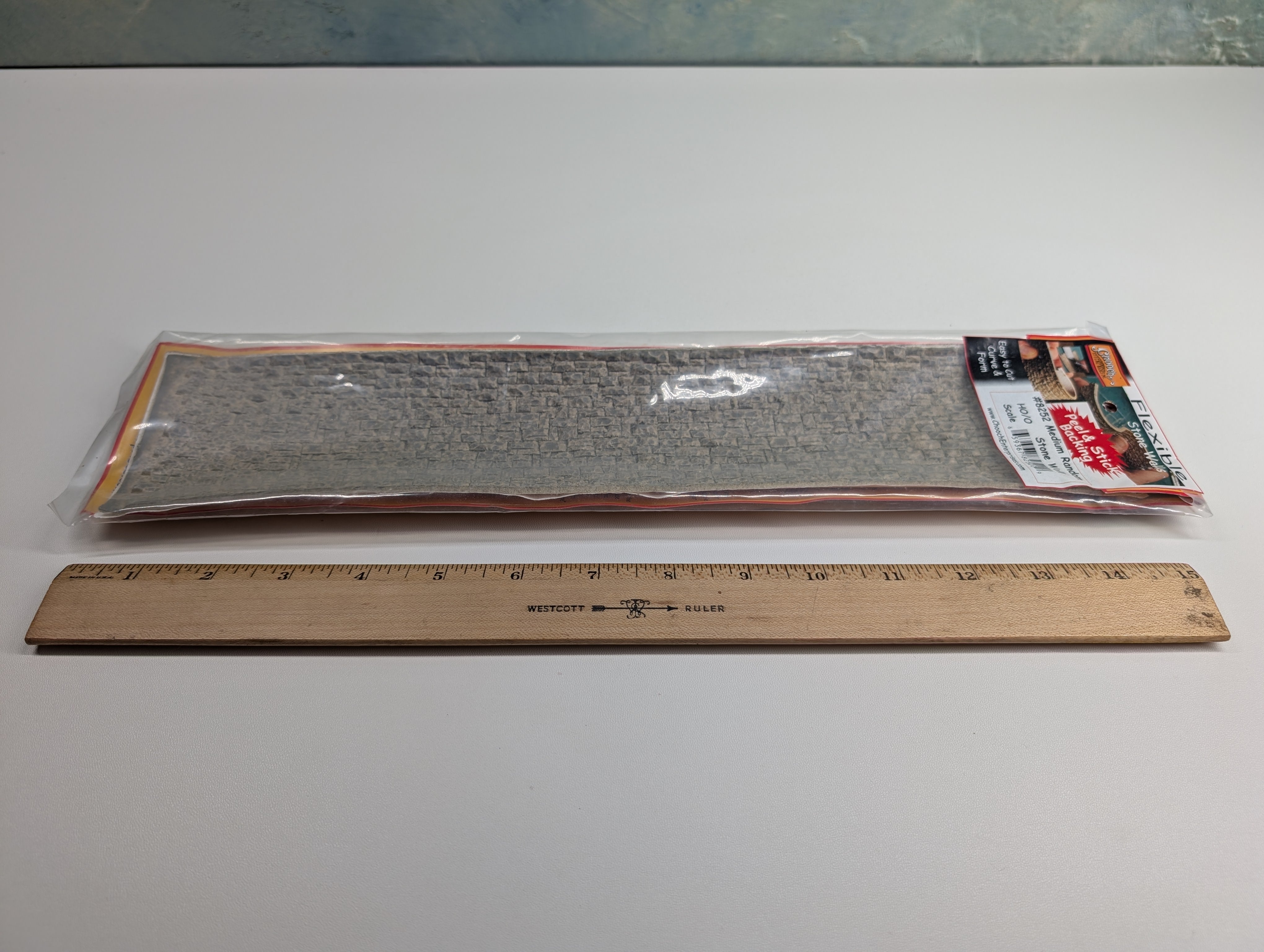 Chooch Enterprises Inc 8252 MULTI Scale Flexible Medium Random Stone Wall (HO & O) Peel N Stick