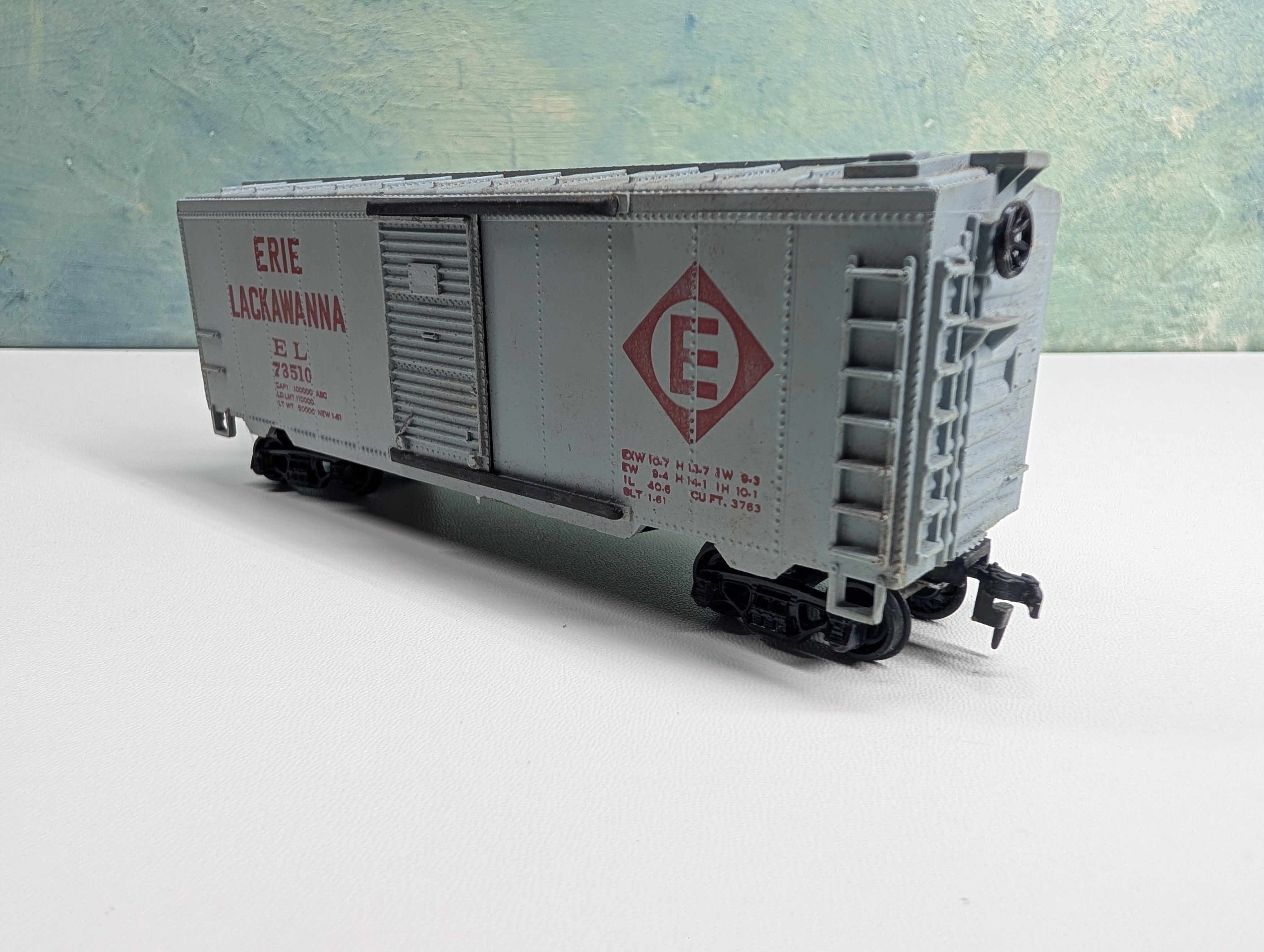 USED HO Scale 40' Box Car Erie Lackawanna EL #73510