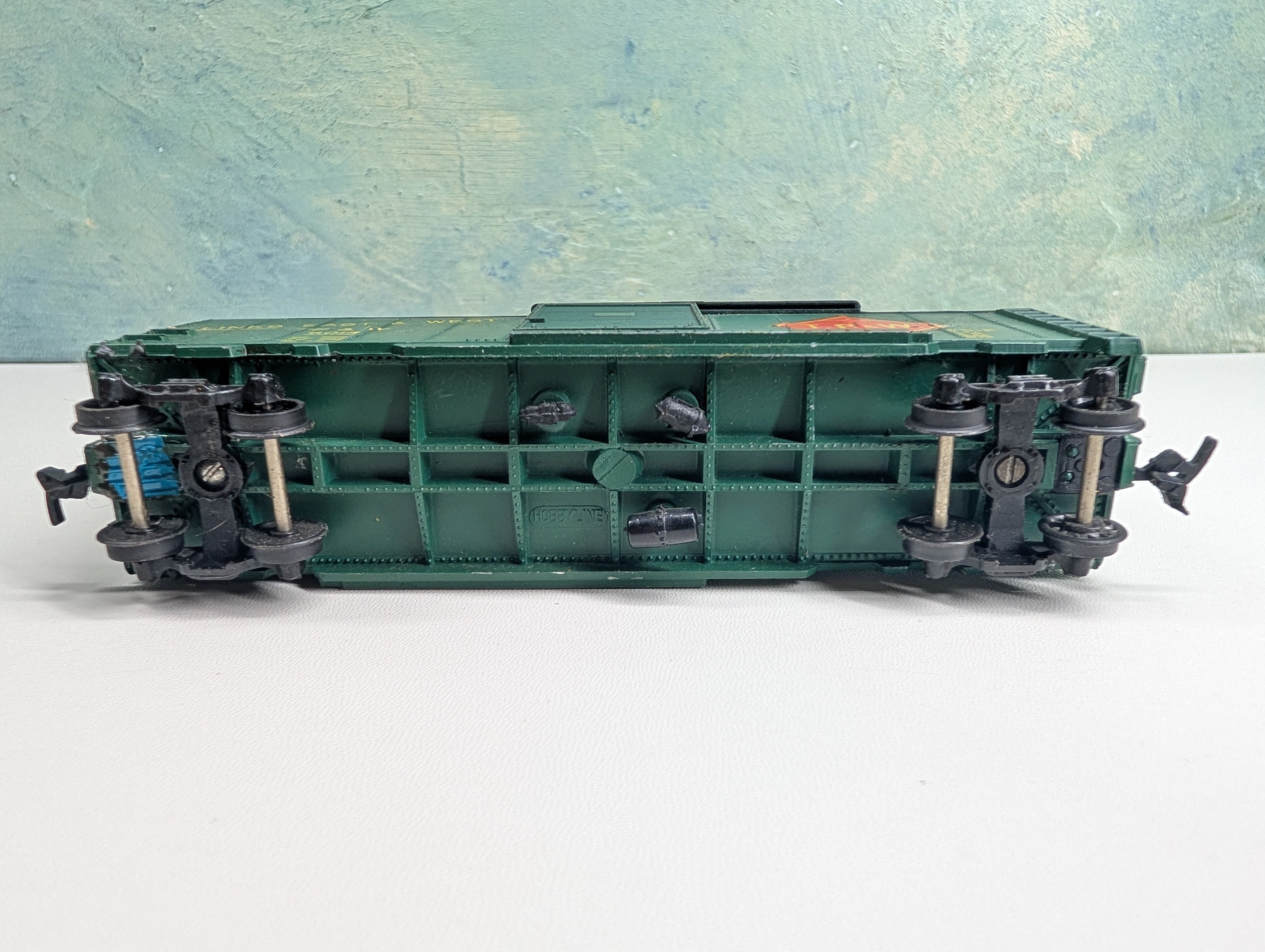 USED HOBBYLINE HO Scale 40' Box Car Toledo, Peoria and Western TP&W #6014