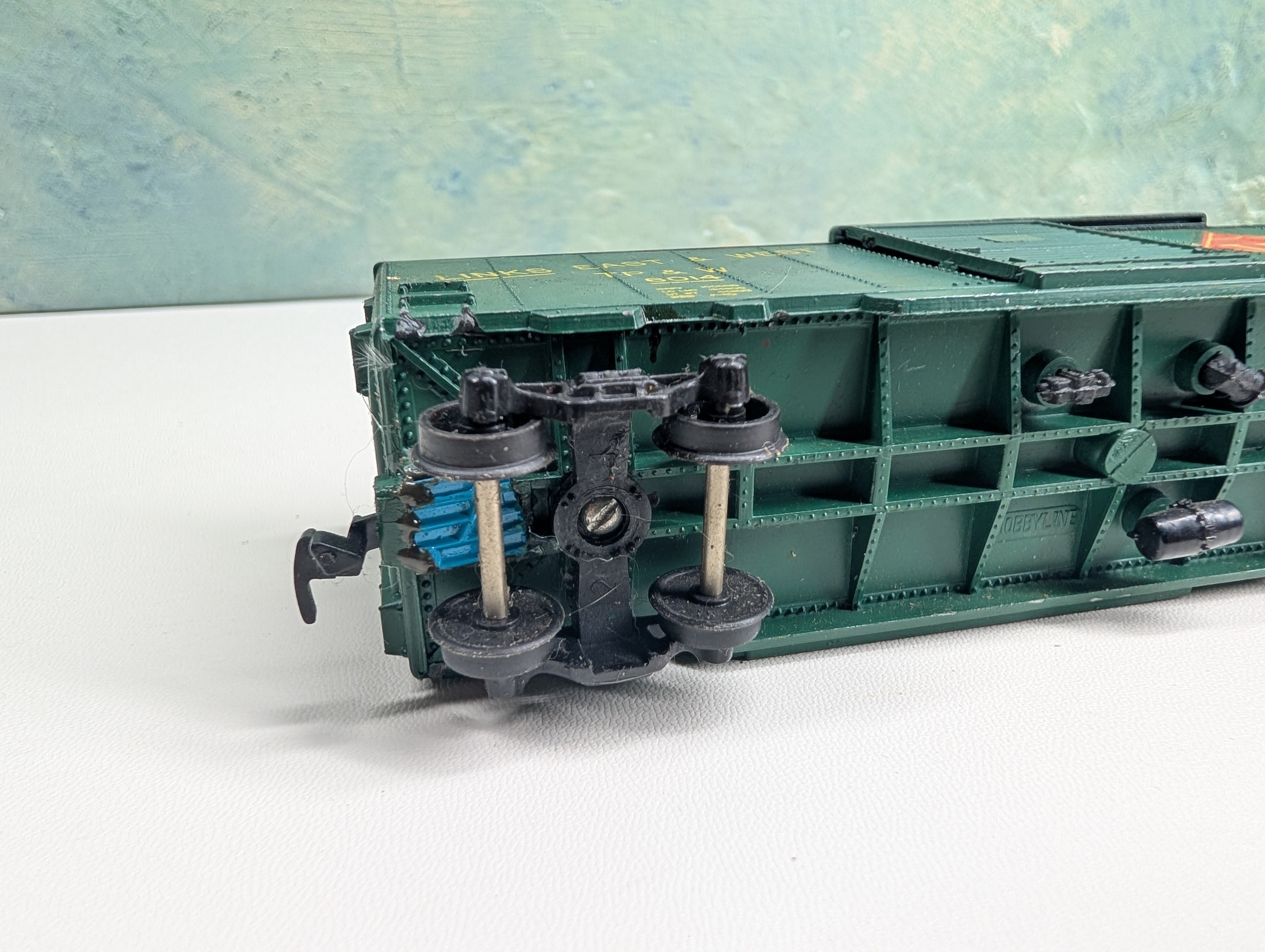 USED HOBBYLINE HO Scale 40' Box Car Toledo, Peoria and Western TP&W #6014
