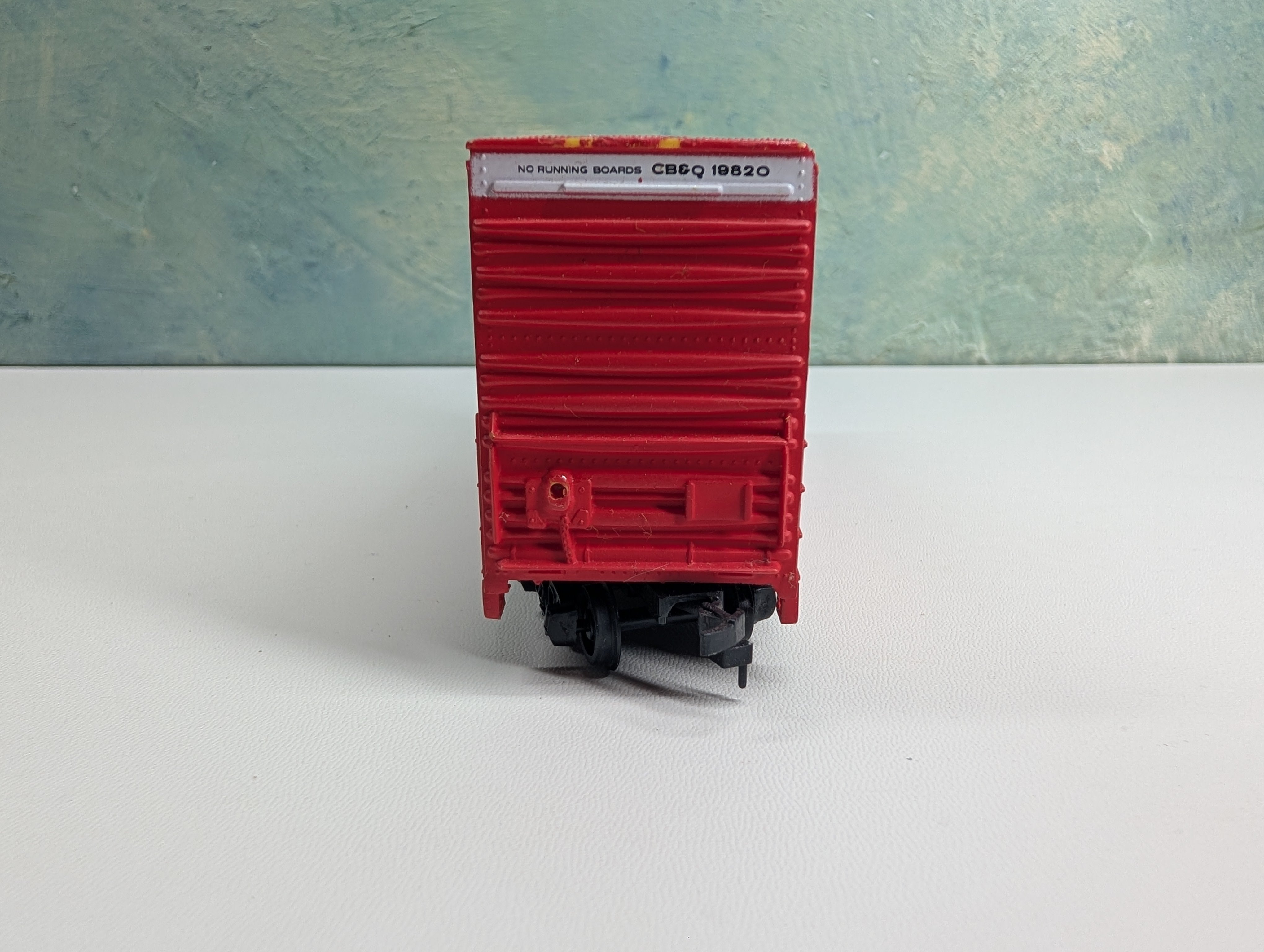 USED Bachmann HO Scale 40' Hi-Cube Box Car Burlington CB&Q #19820