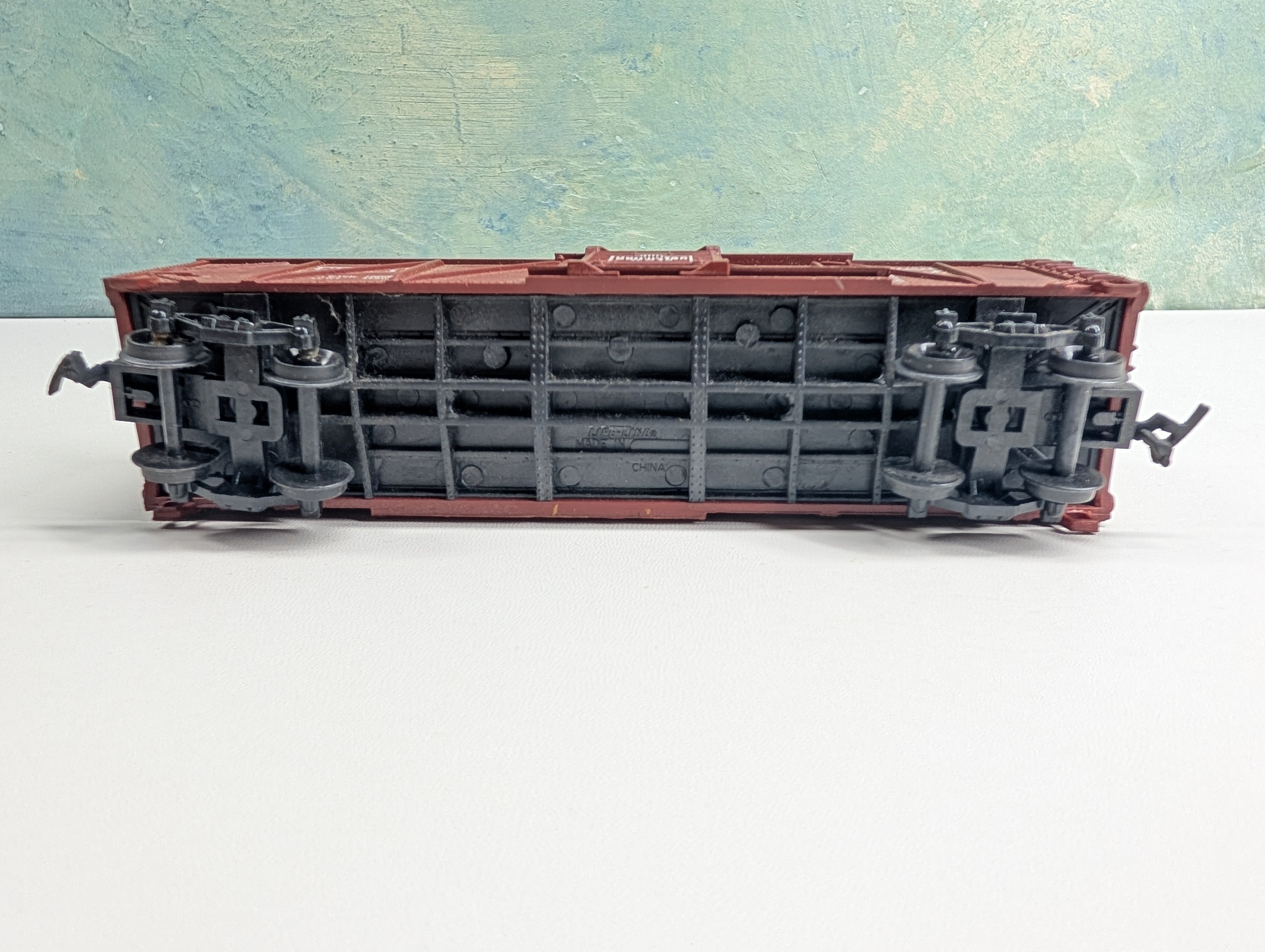 USED Life-Like HO Scale 42' Wooden Box Car Burlington CB&Q #26216