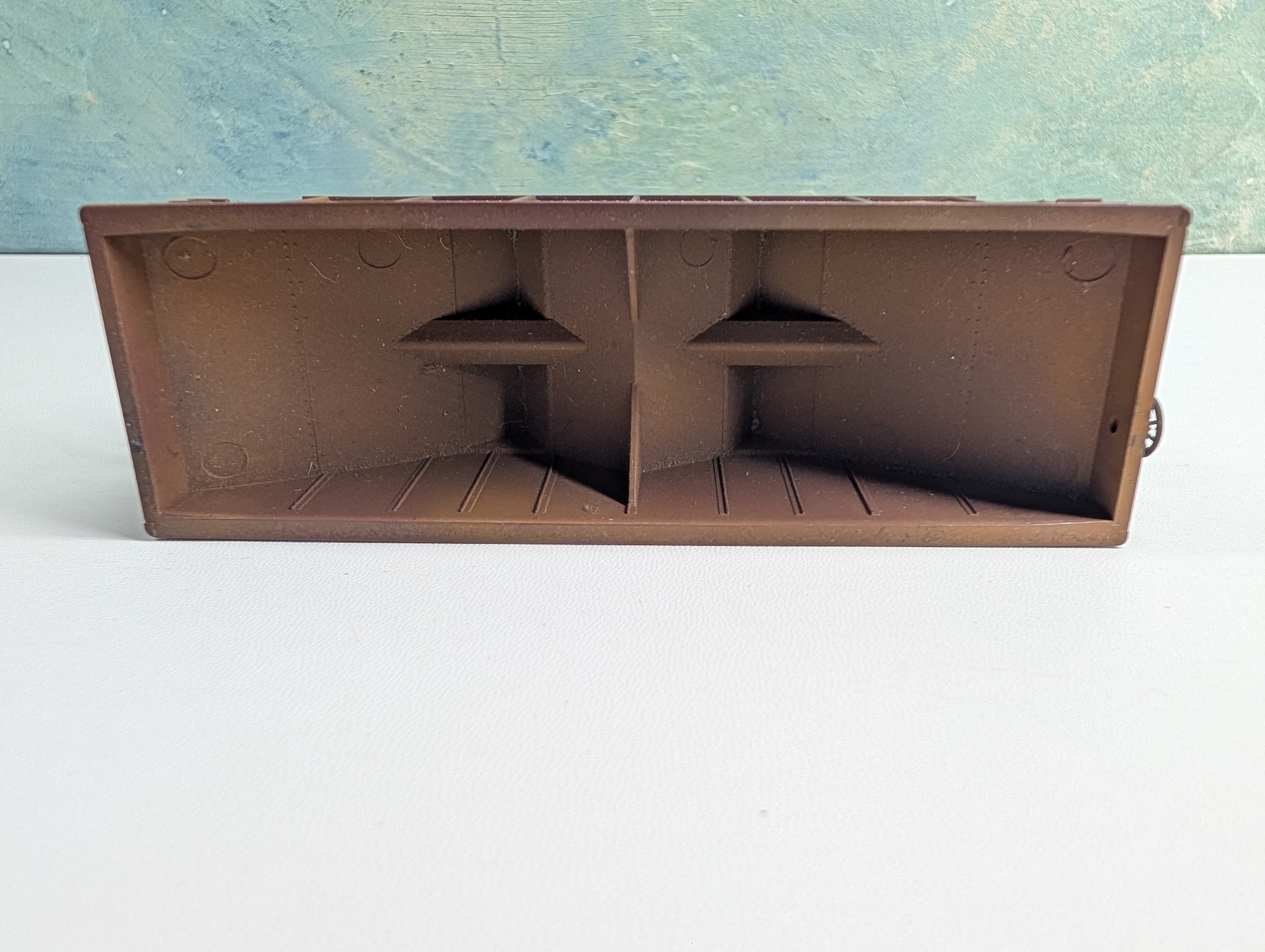 USED Athearn HO Scale 2 Bay Rib Side Hopper New York Central NYC #834592 Weathered