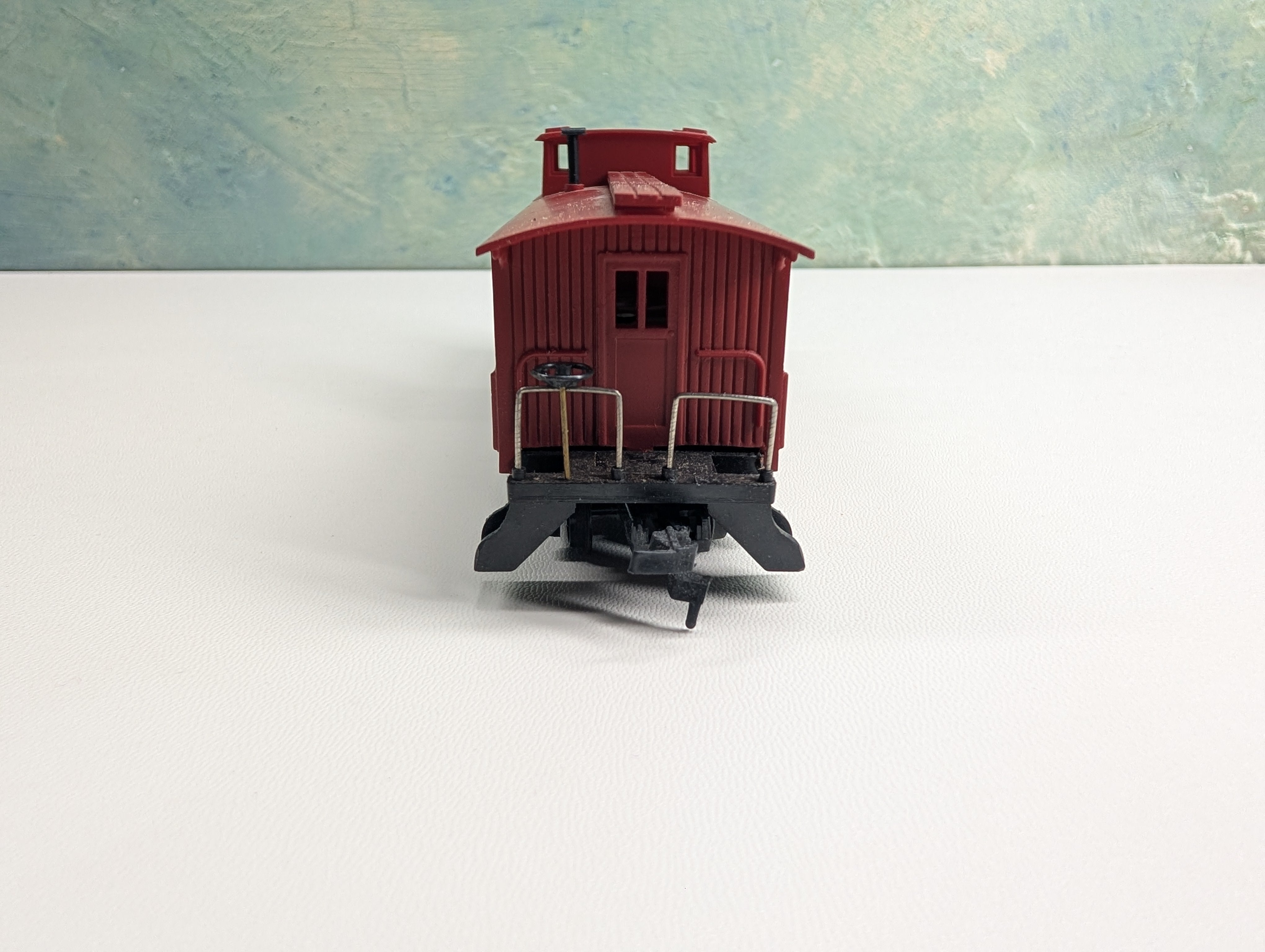 USED Mantua HO Scale OT Old Time Wood Caboose Baltimore and Ohio B&O #208