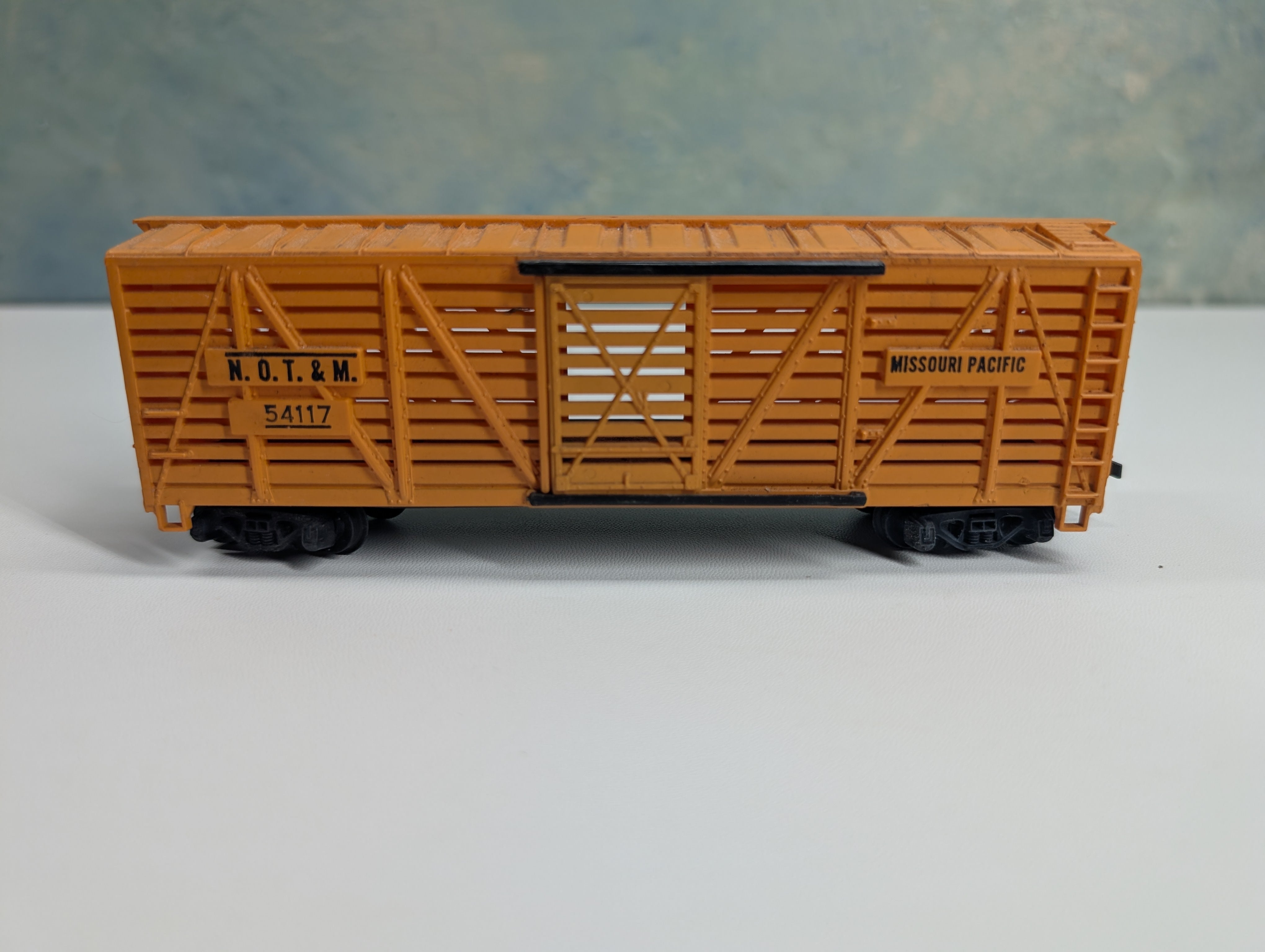 USED Tyco HO Scale Cattle Stock Car Missouri Pacific NOT&M #54117