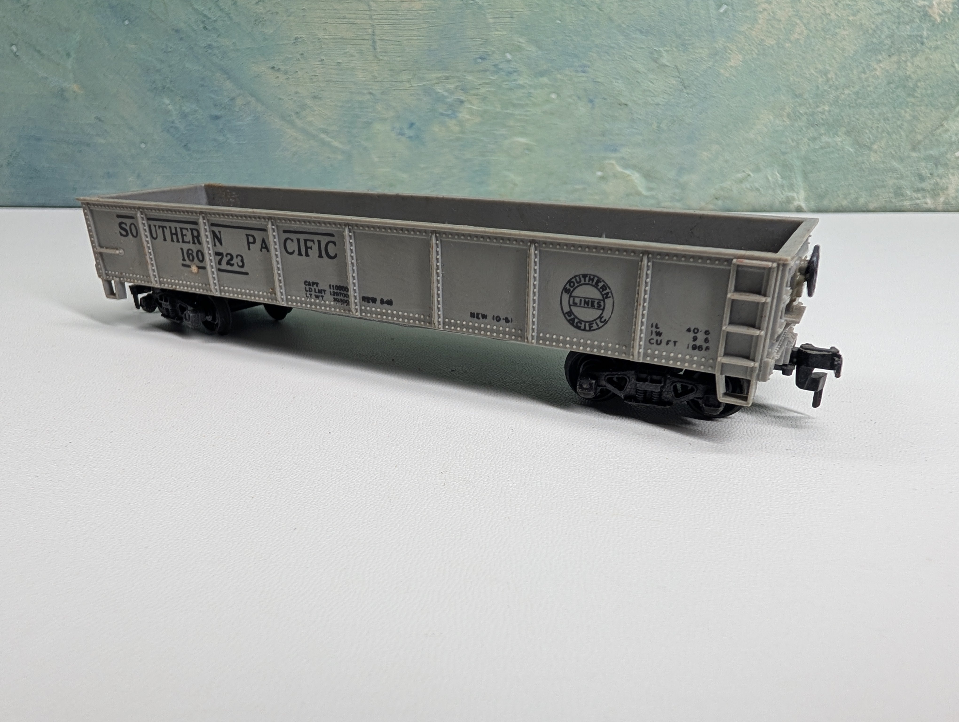 USED Varney HO Scale 40' Gondola Southern Pacific #160723