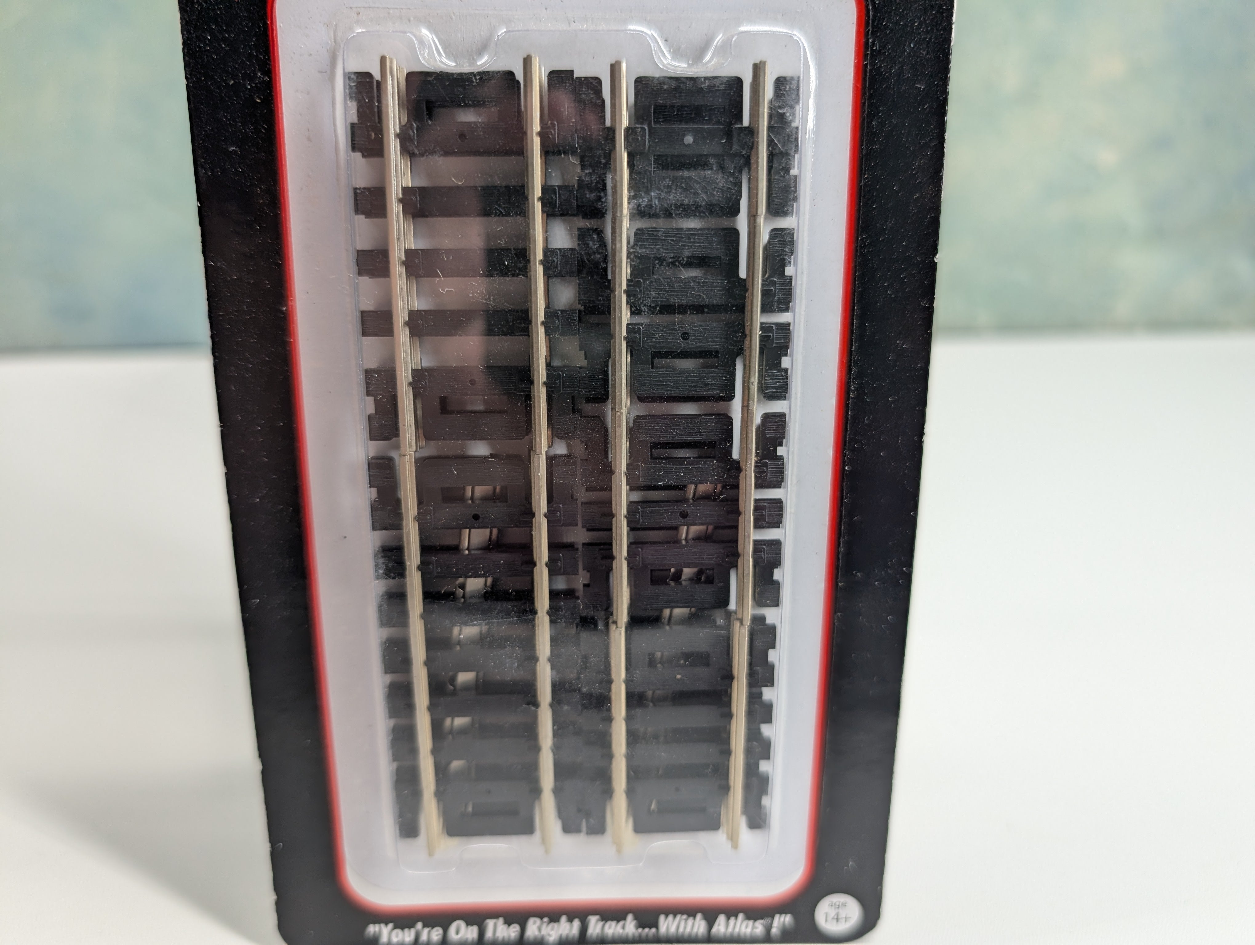 Atlas 847 HO Scale Straight Track Assortment, Code 100 Nickel Silver, Snap-Track (12 pcs)