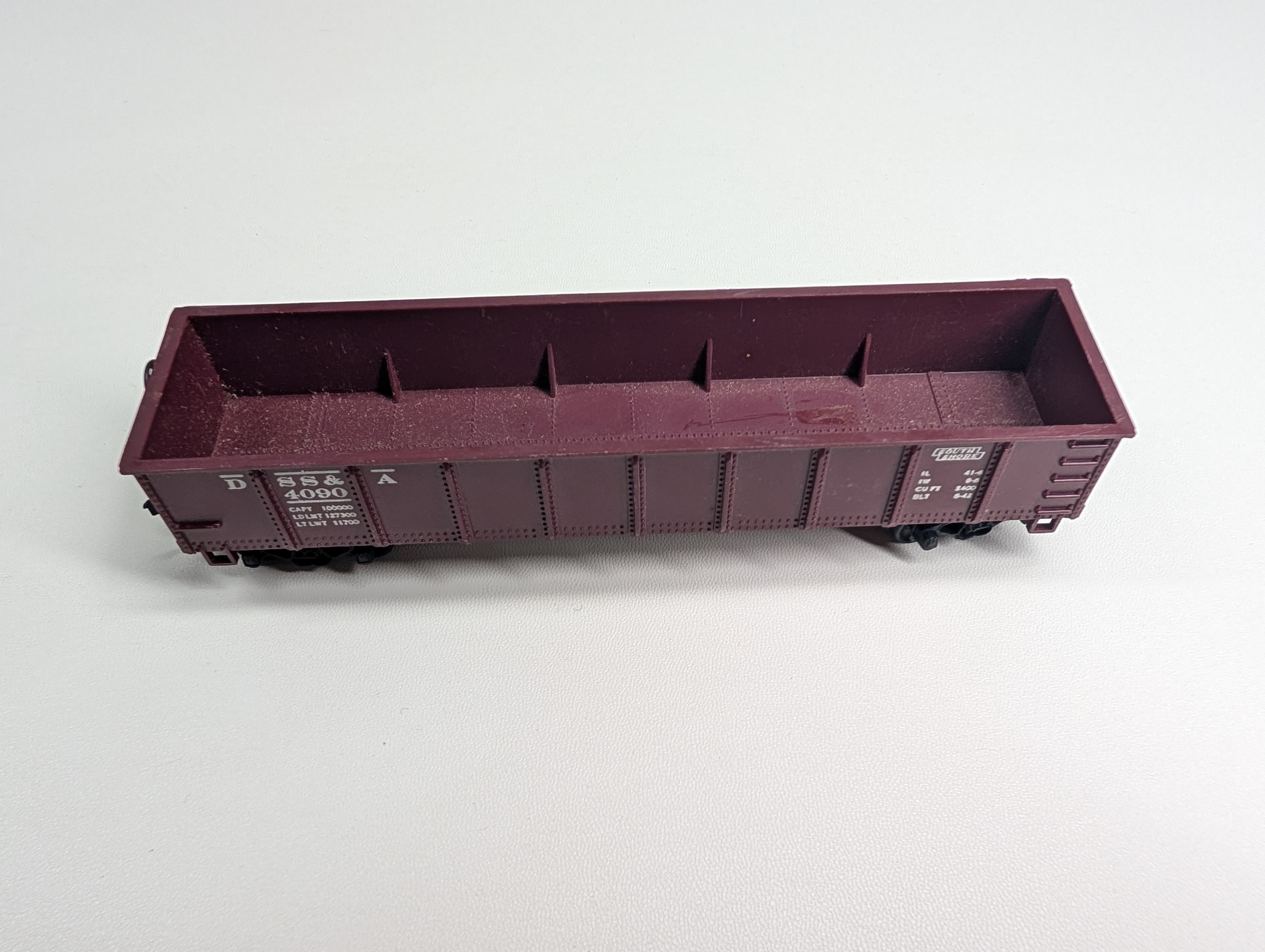 USED HOBBYLINE HO Scale 40' Gondola Duluth South Shore & Atlantic DSS&A #4090