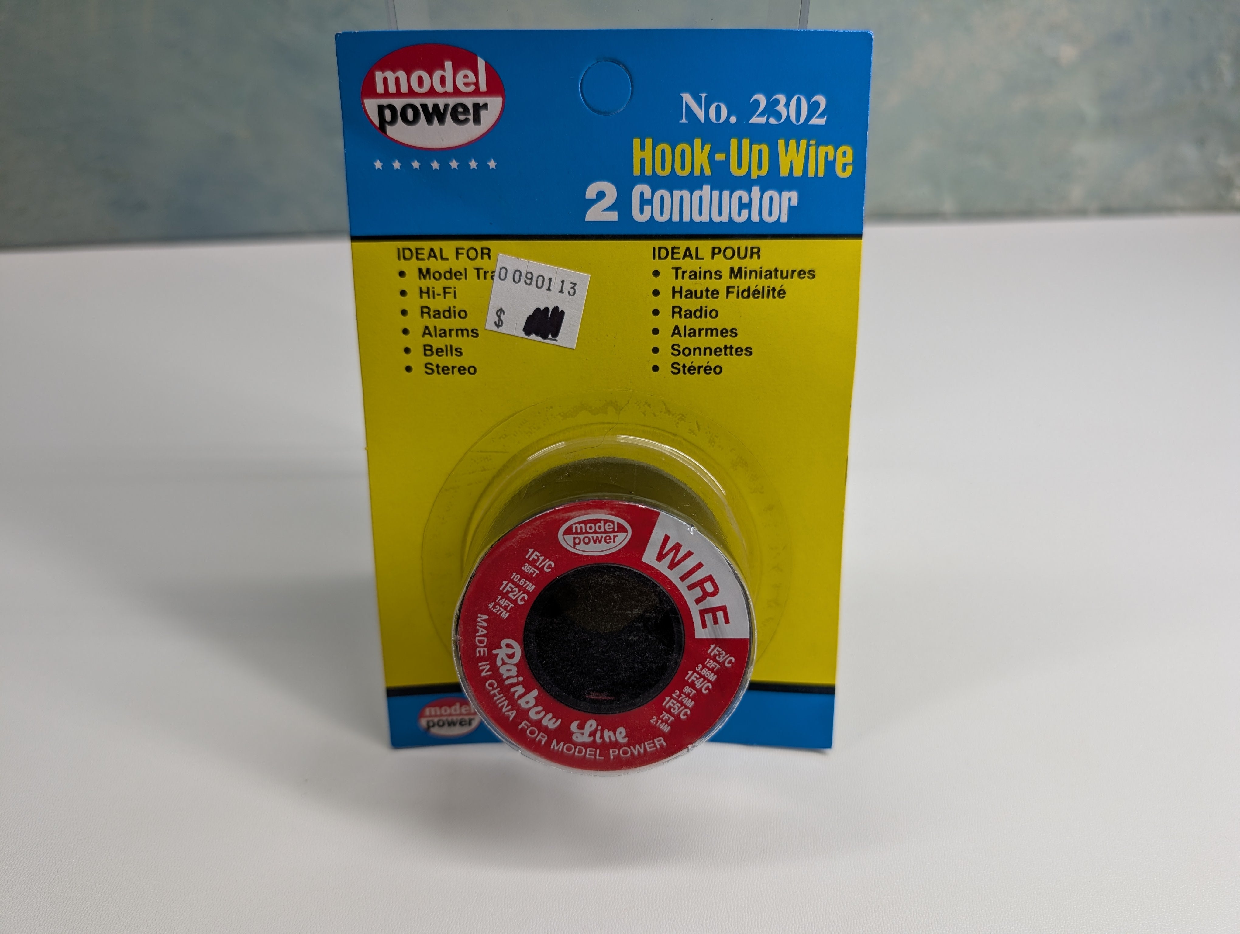 Model Power 2302 Multi Scale 2 Conductor Hook-Up Wire for Model Trains