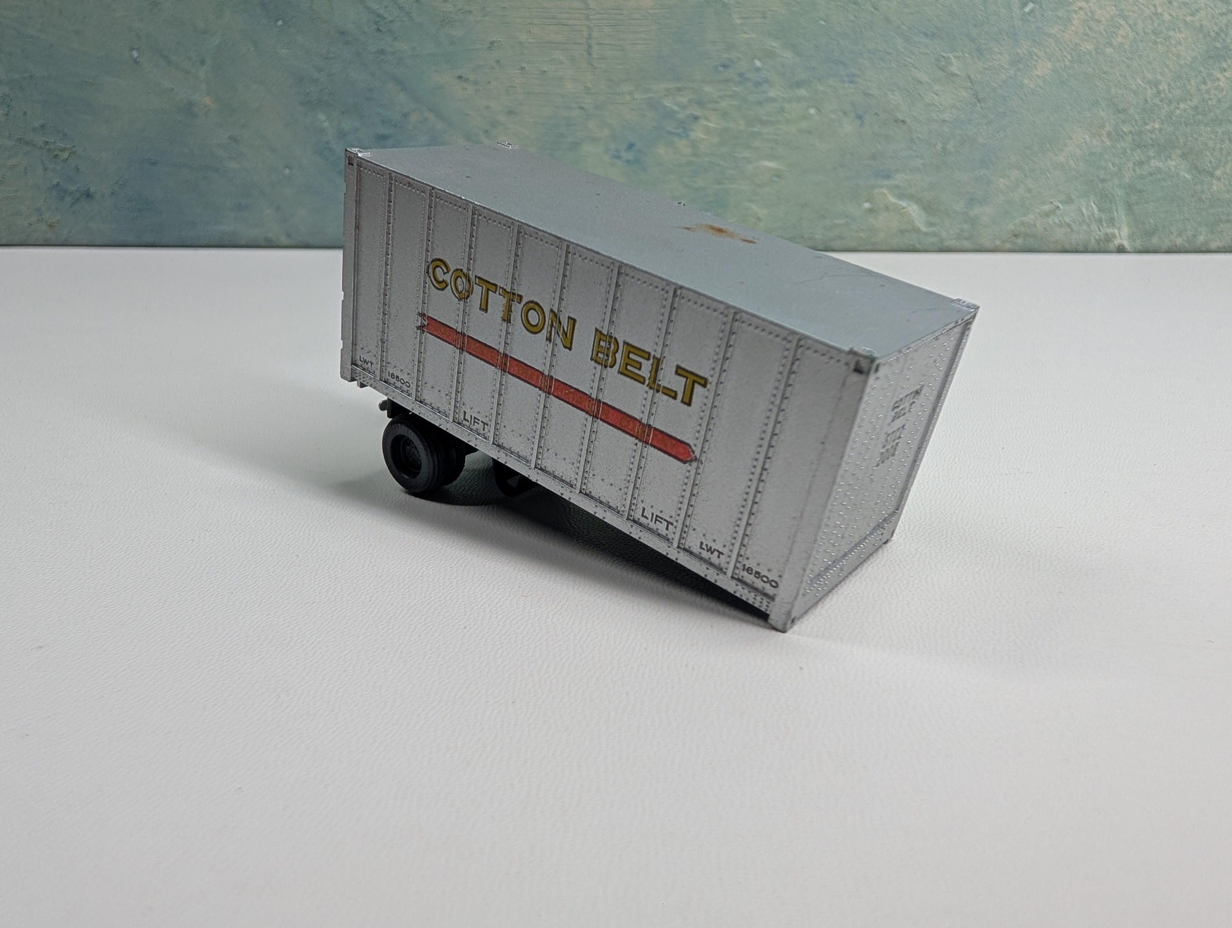 USED HO Scale 20' Trailer Cotton Belt