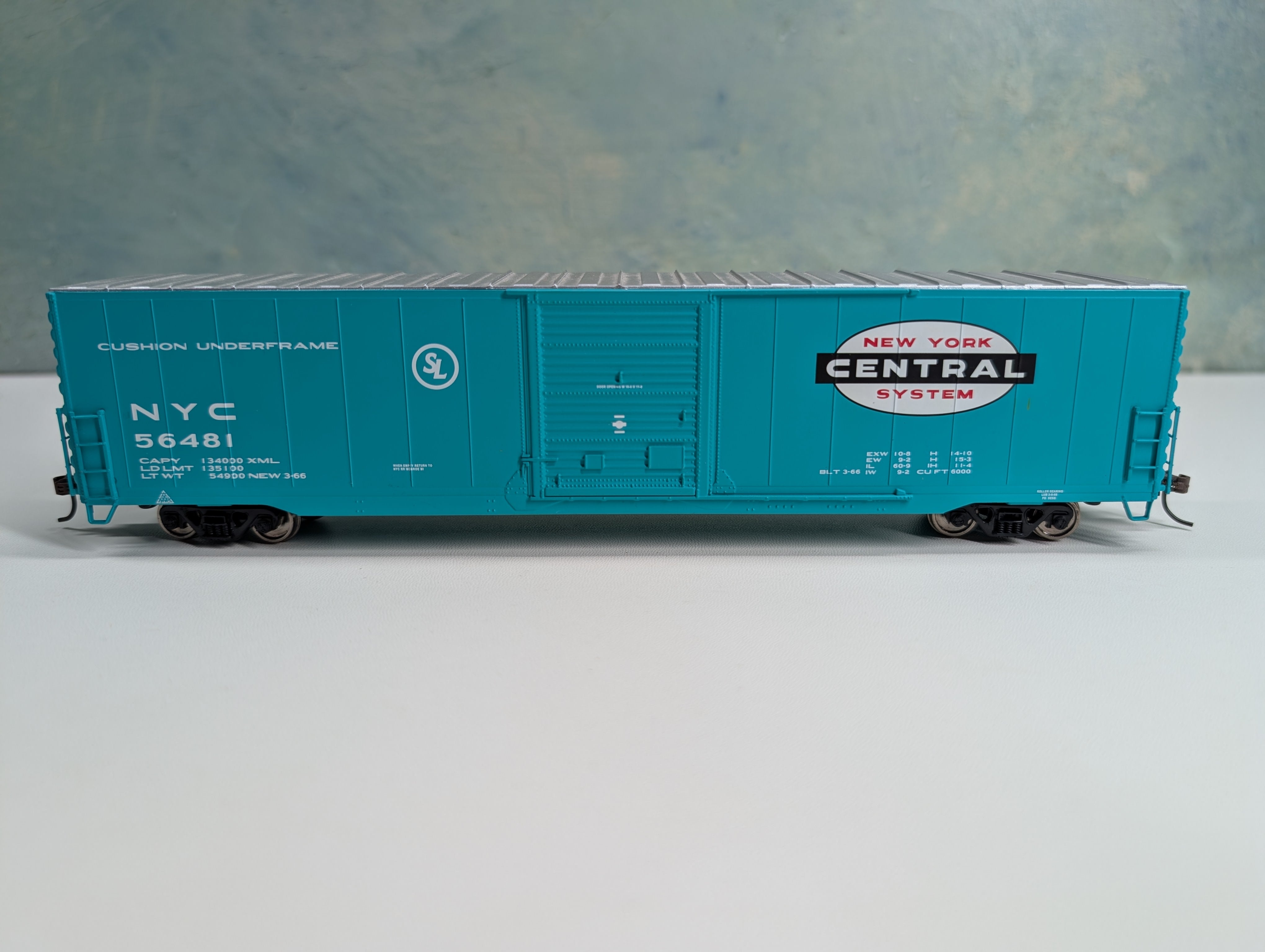 USED Walthers HO Scale 60' Auto Parts Box Car New York Central NYC #56481