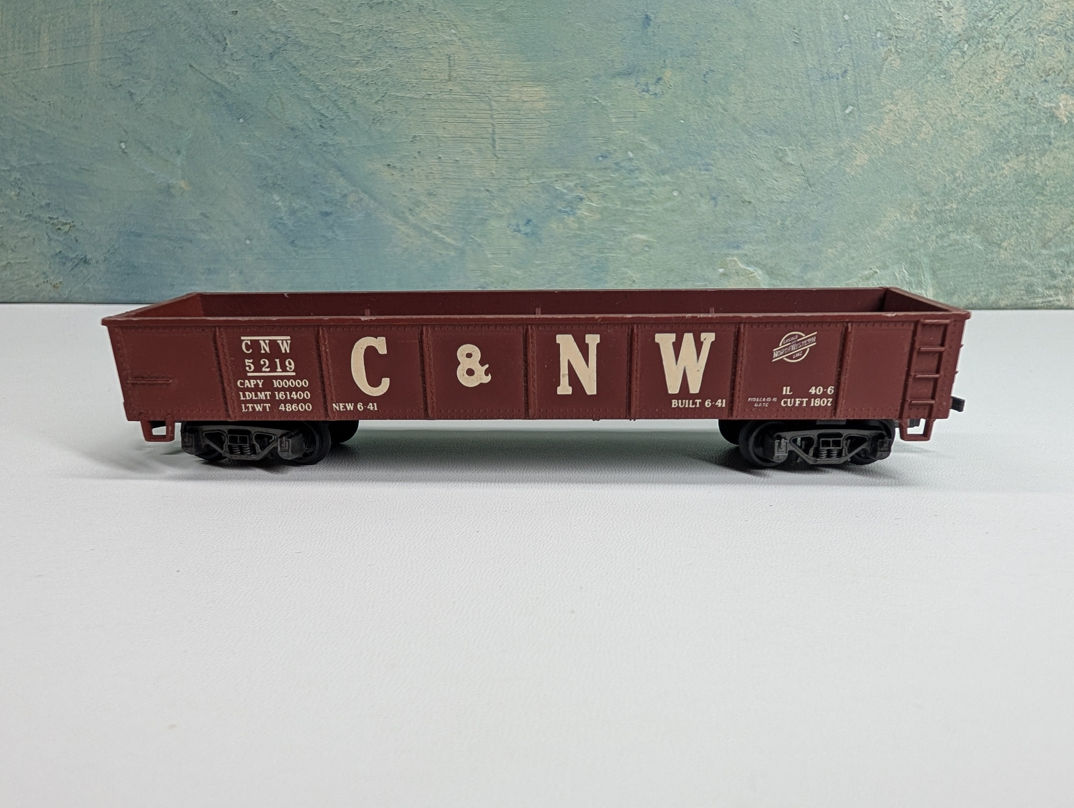 USED Rivarossi HO Scale 40' Gondola Chicago & North Western CNW #5219