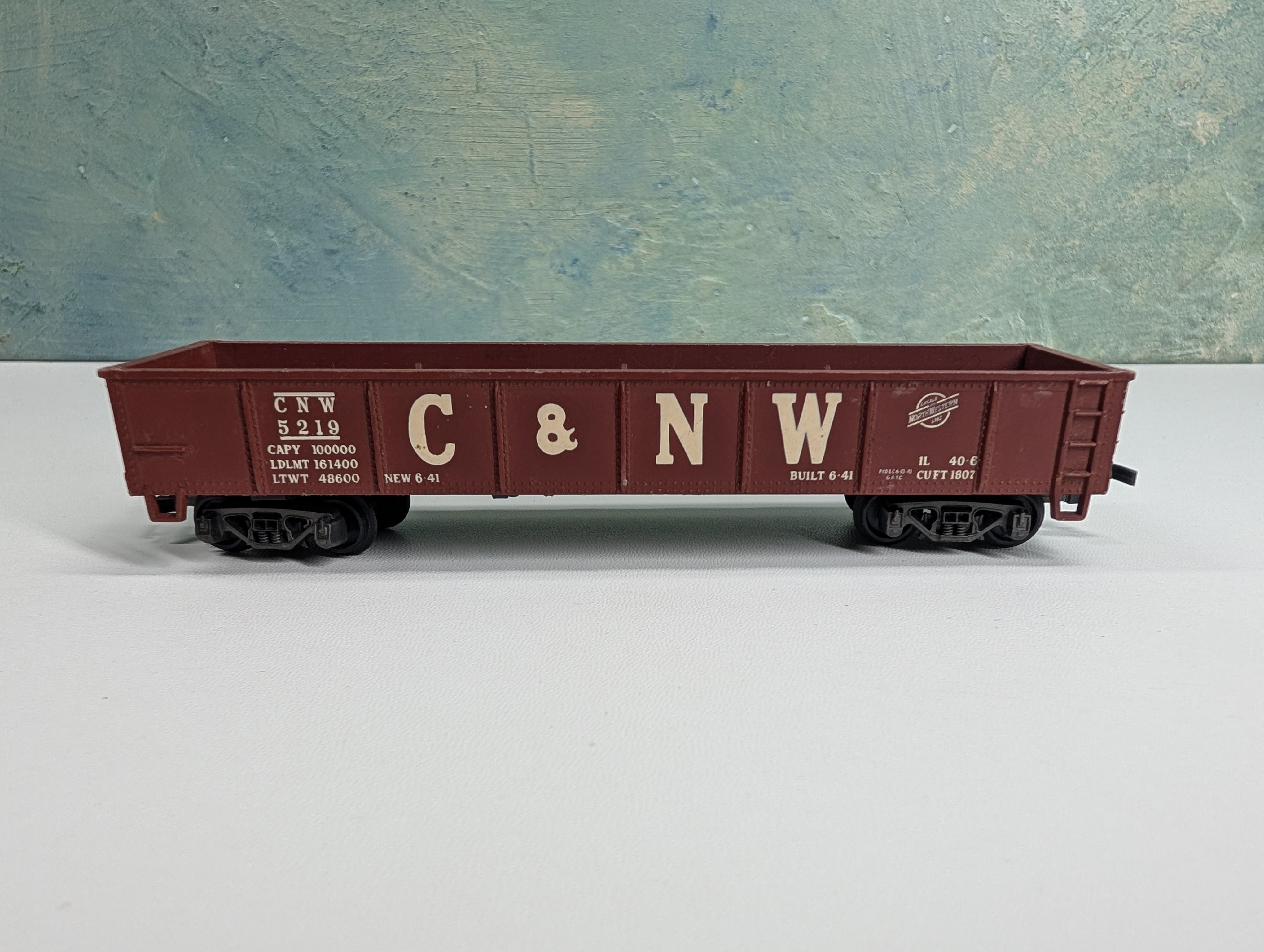 USED Rivarossi HO Scale 40' Gondola Chicago & North Western CNW #5219