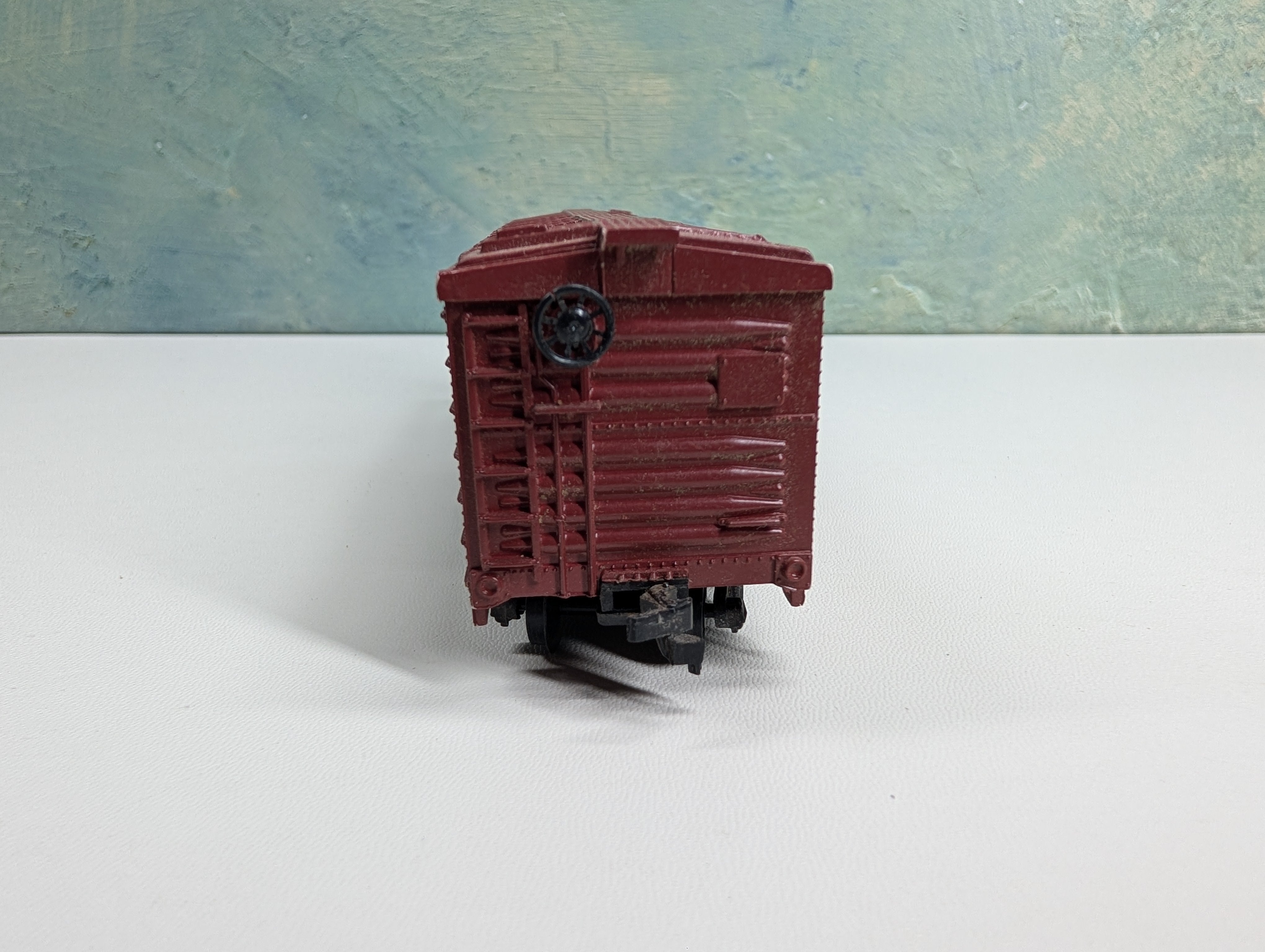 USED Varney HO Scale 42' Wooden Box Car Santa Fe ATSF #1289057