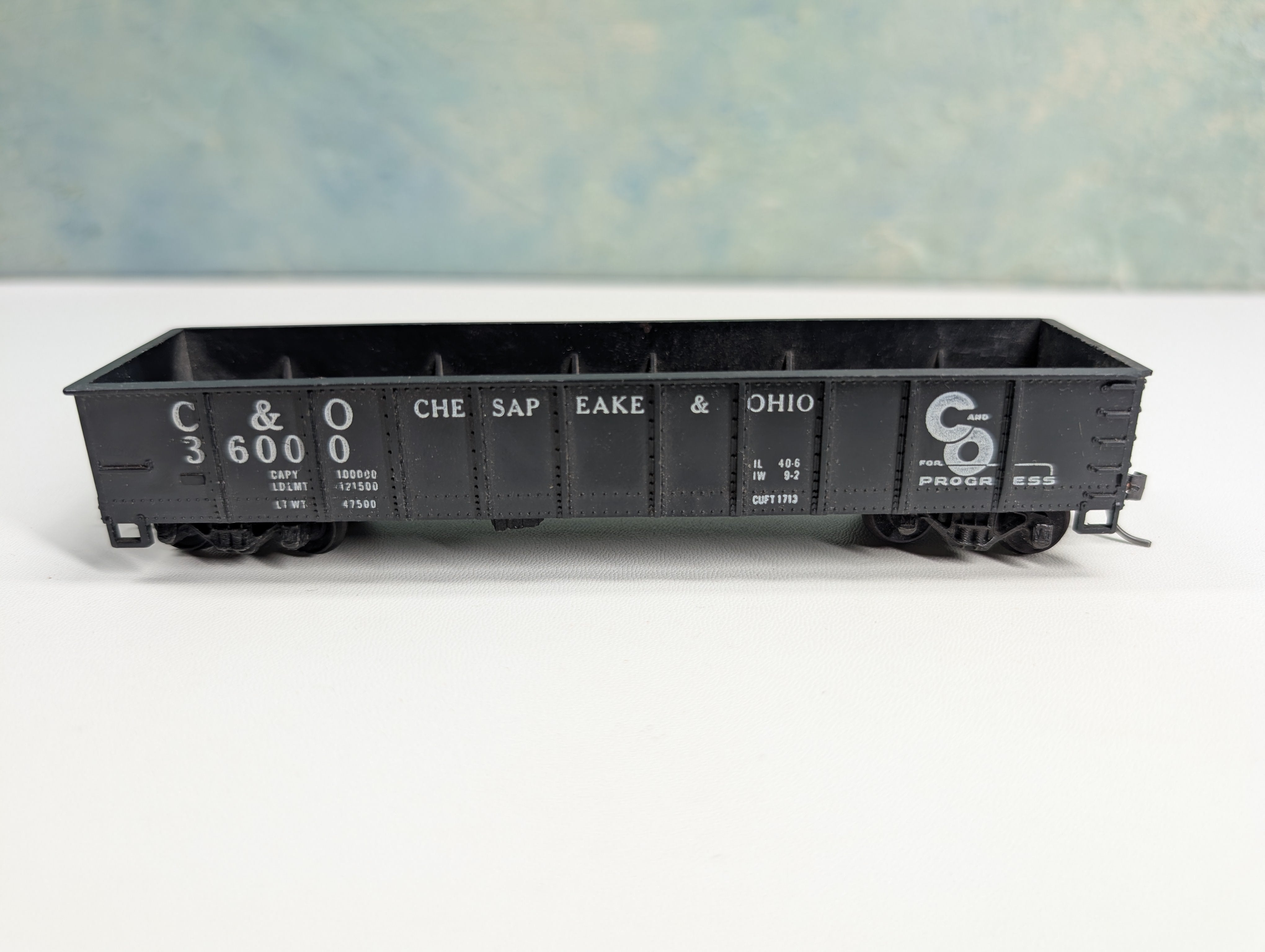 USED Mantua HO Scale 40' Gondola Chesapeake and Ohio C&O #36000