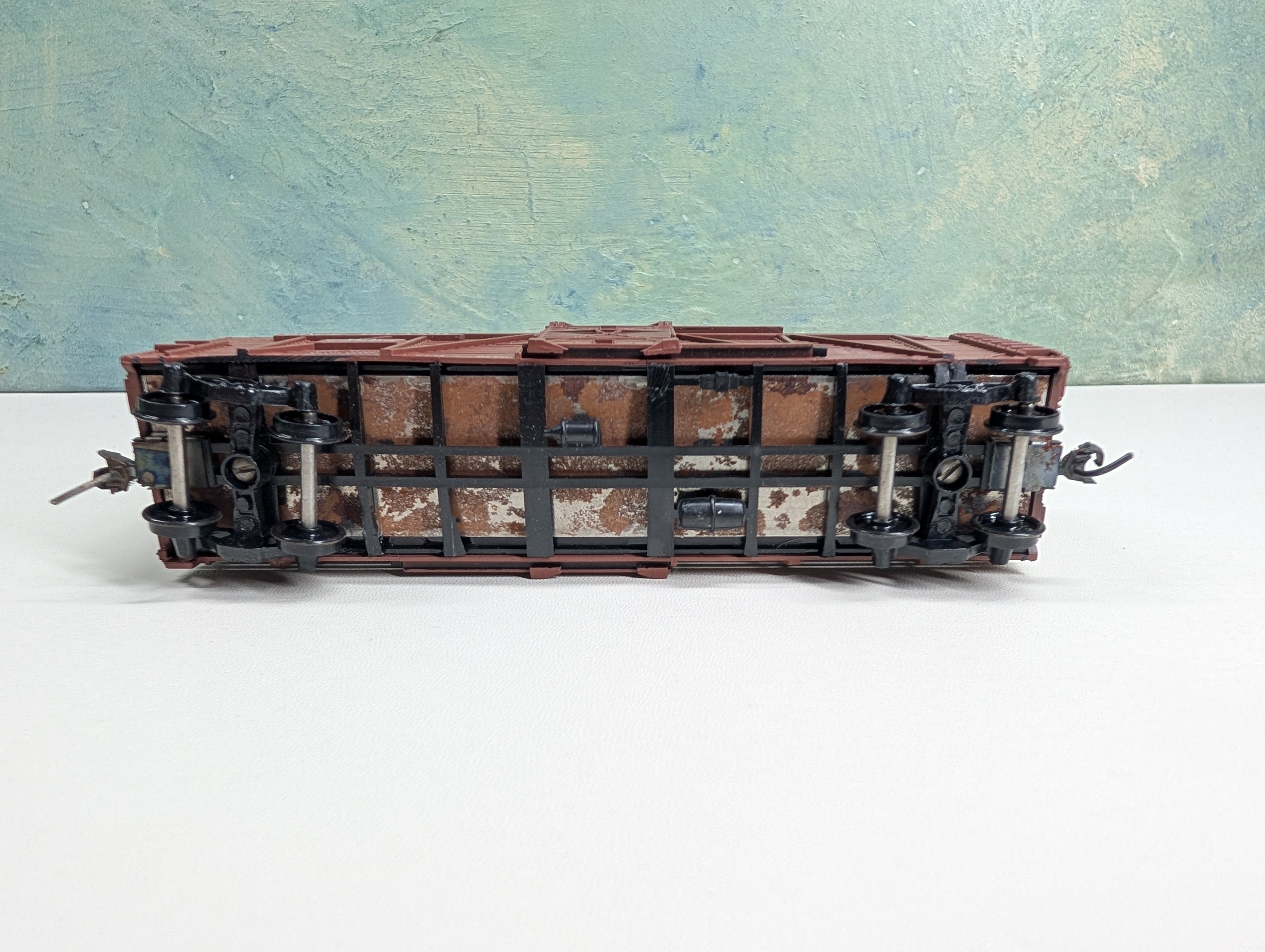 USED Athearn HO Scale 40' Livestock Cattle Car Rock Island RI #79608