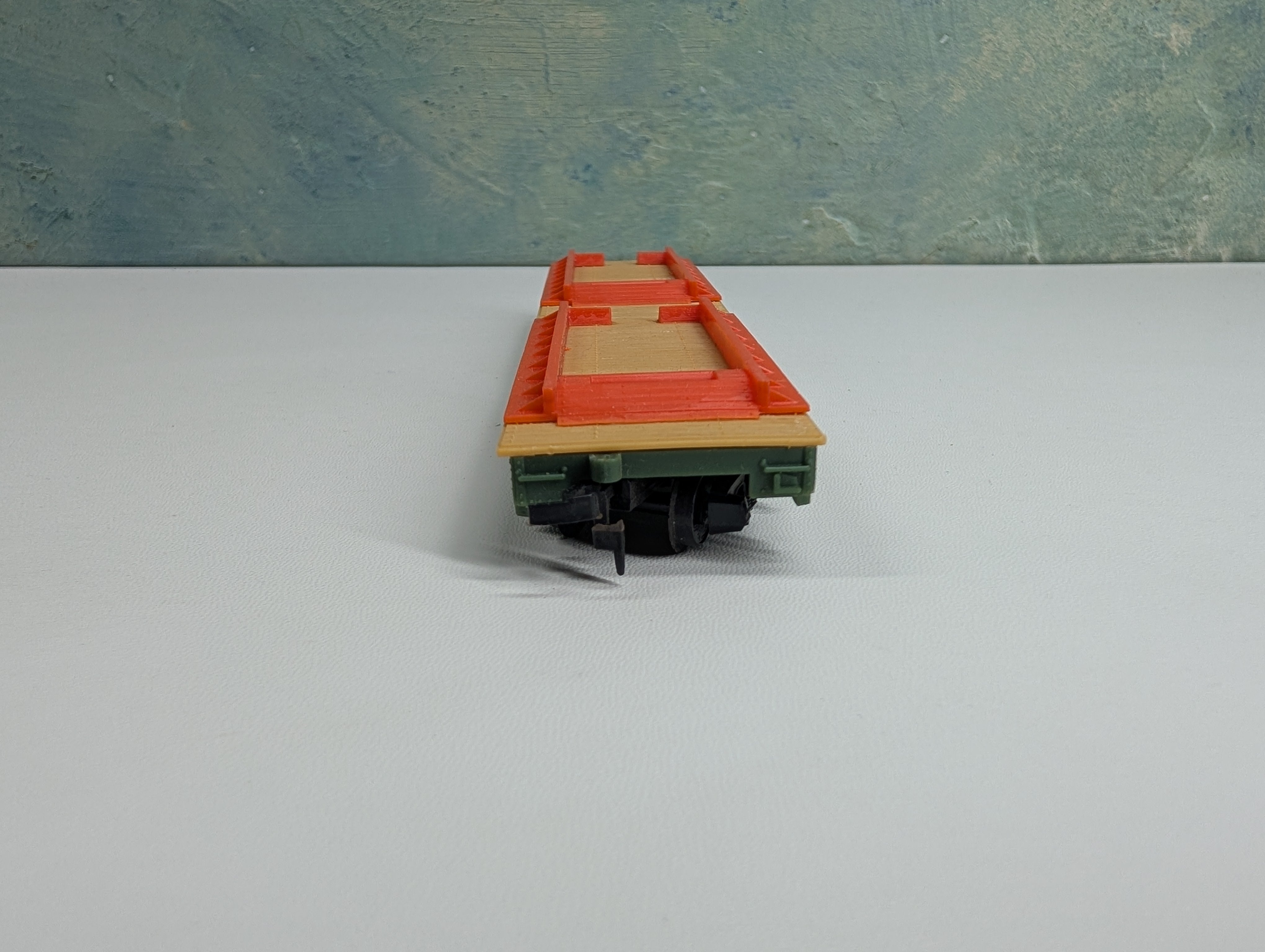 USED Tyco HO Scale 50' Trailer Flat Car Santa Fe ATSF #90806