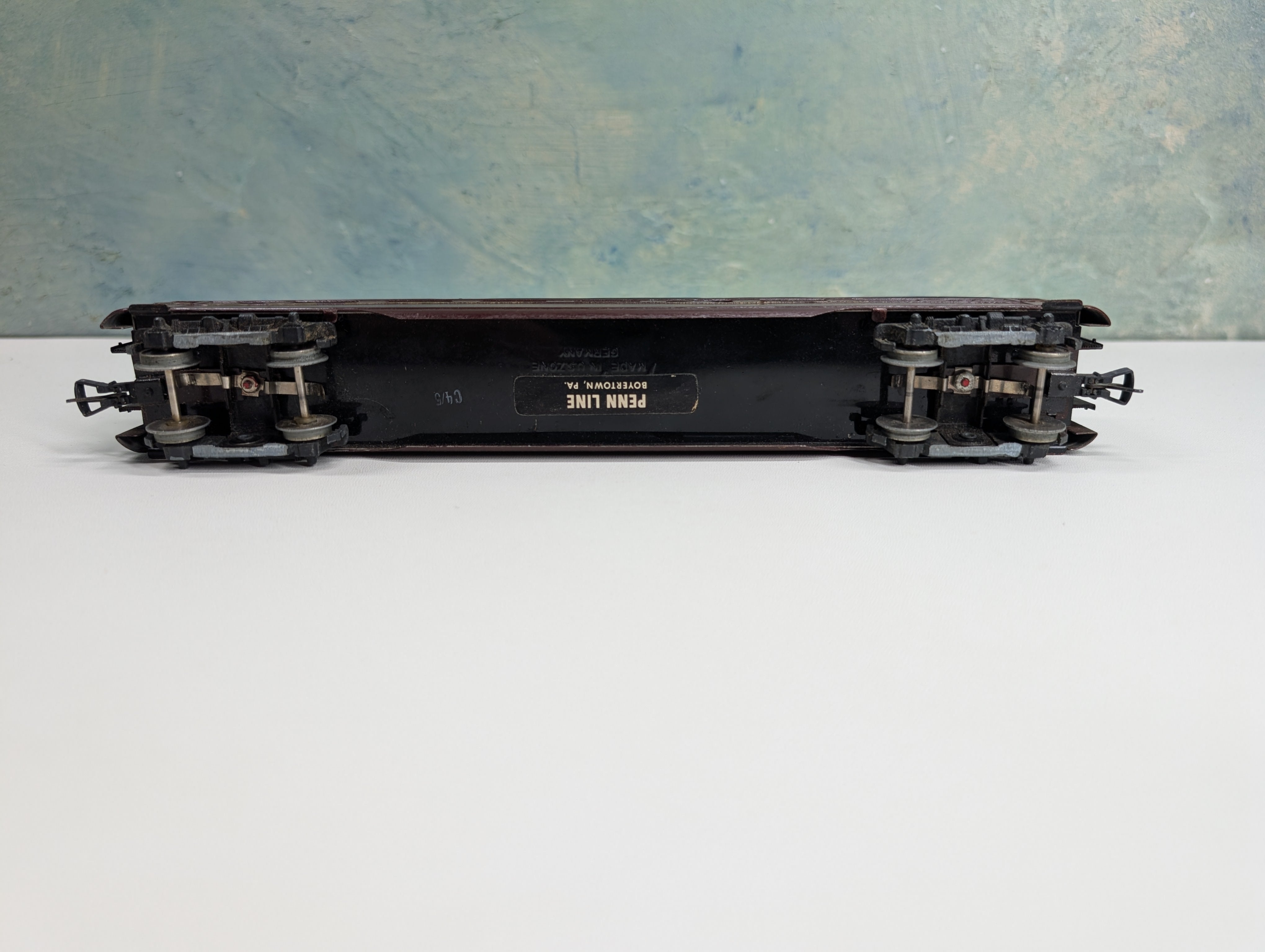 USED PENN LINE HO Scale Metal Passenger Car Pennsylvania #5000 Decal