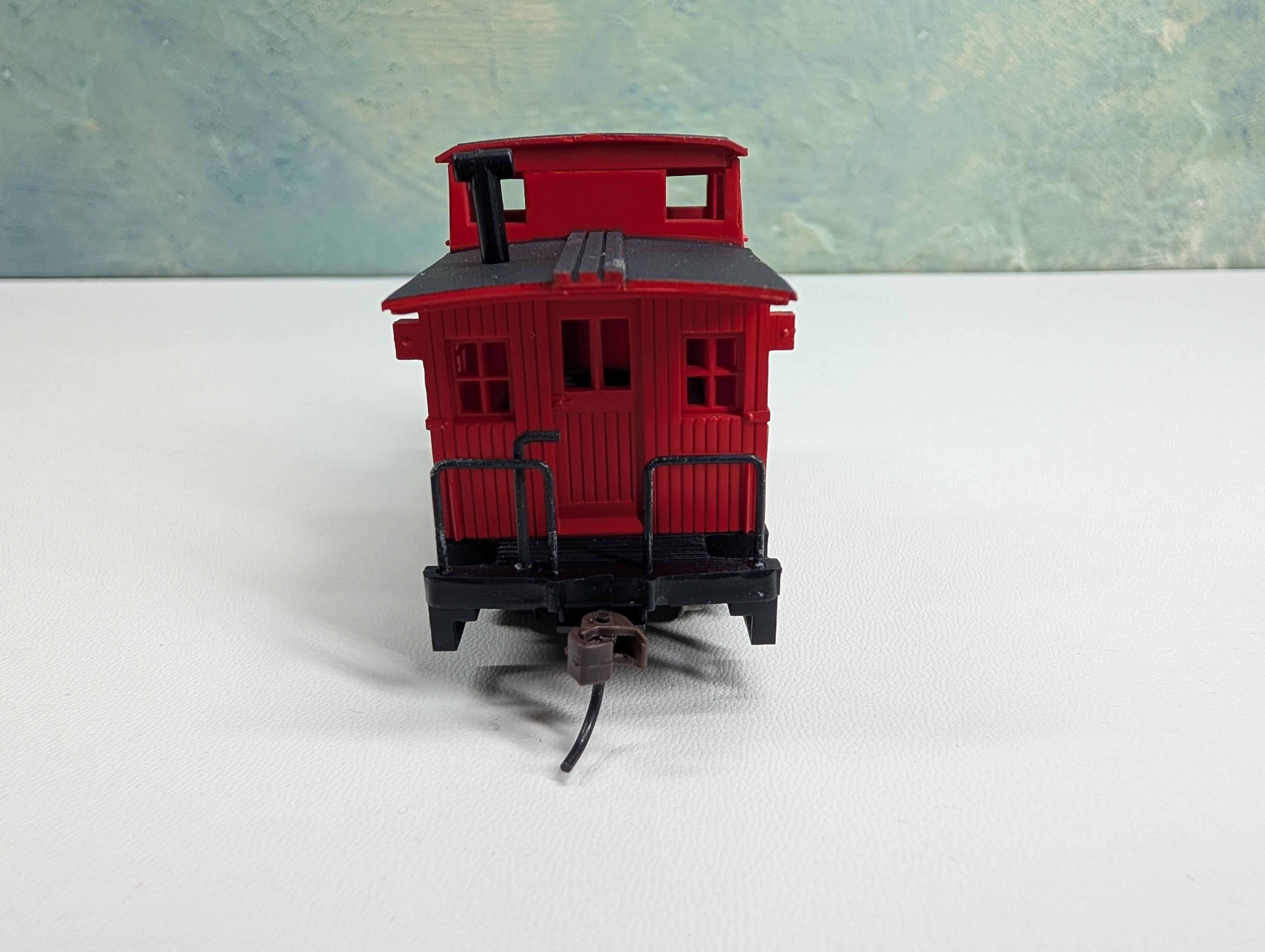 USED Bachmann 18437 HO Scale Silver Series Bobber Caboose Ligonier Valley LGV #57 Metal Wheels