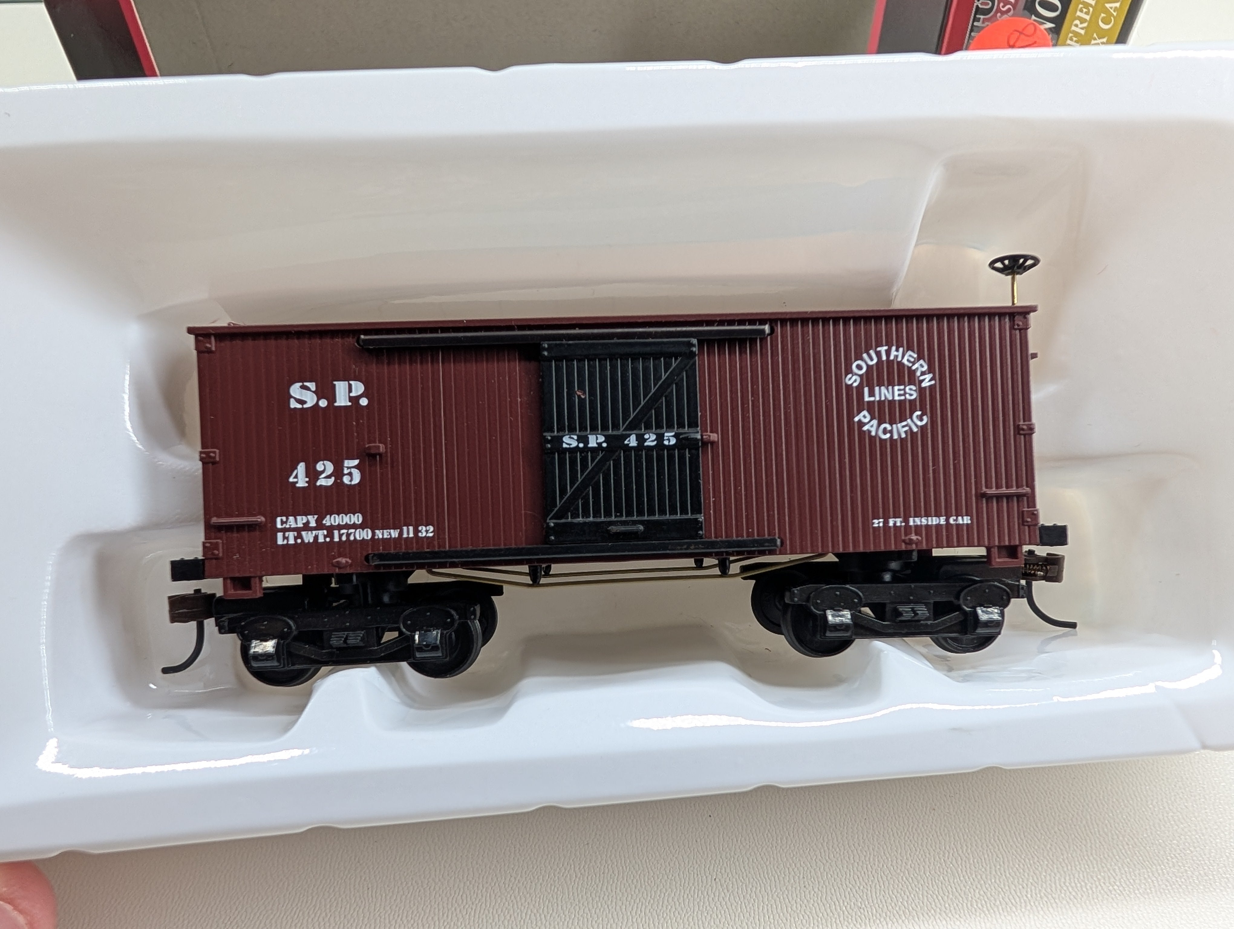 USED Mantua 721011 HO Scale 1860 Box Car Southern Pacific SP #425