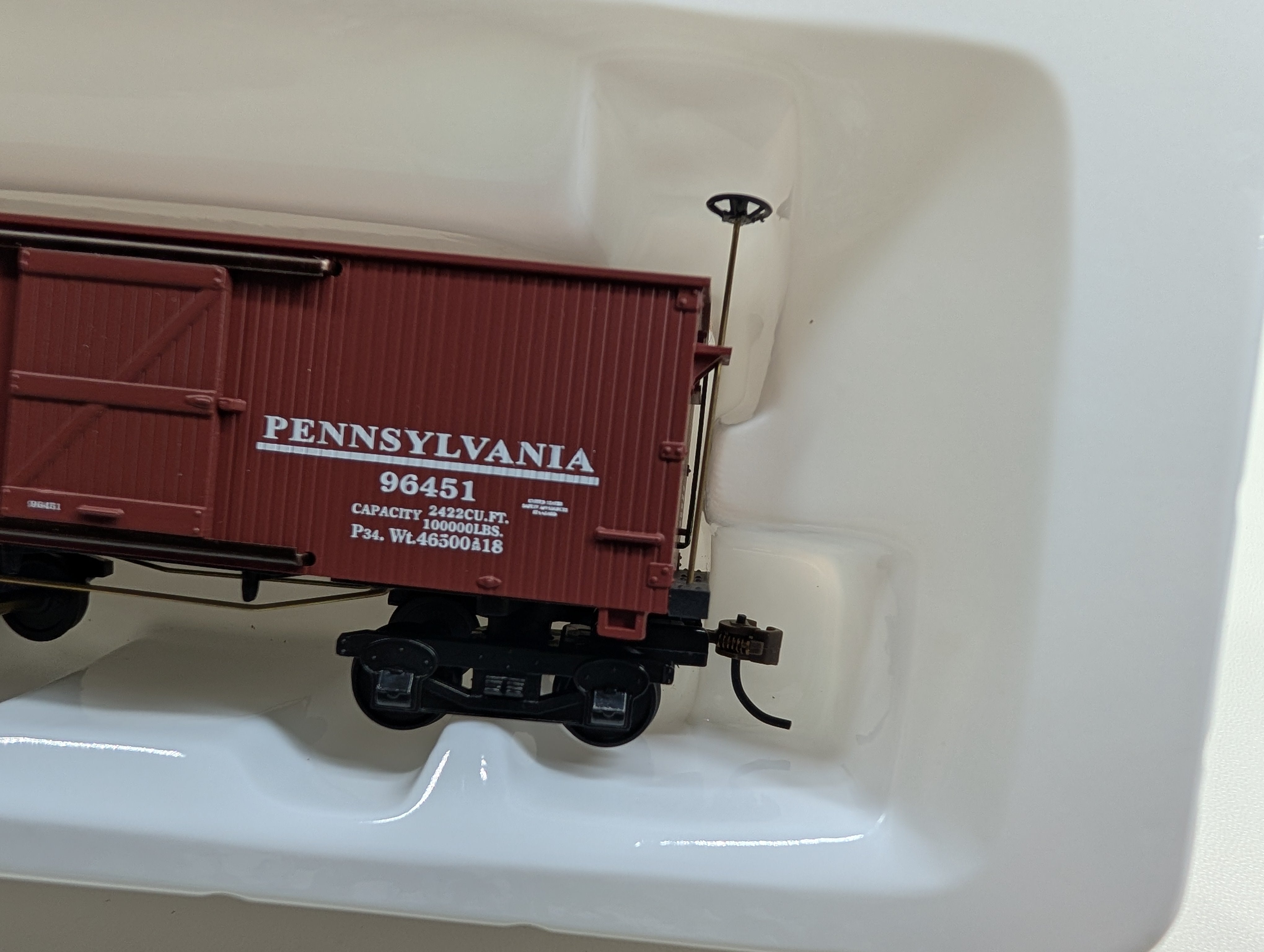 USED Mantua 721050 HO Scale 1860 Box Car Union Line PRR #96451