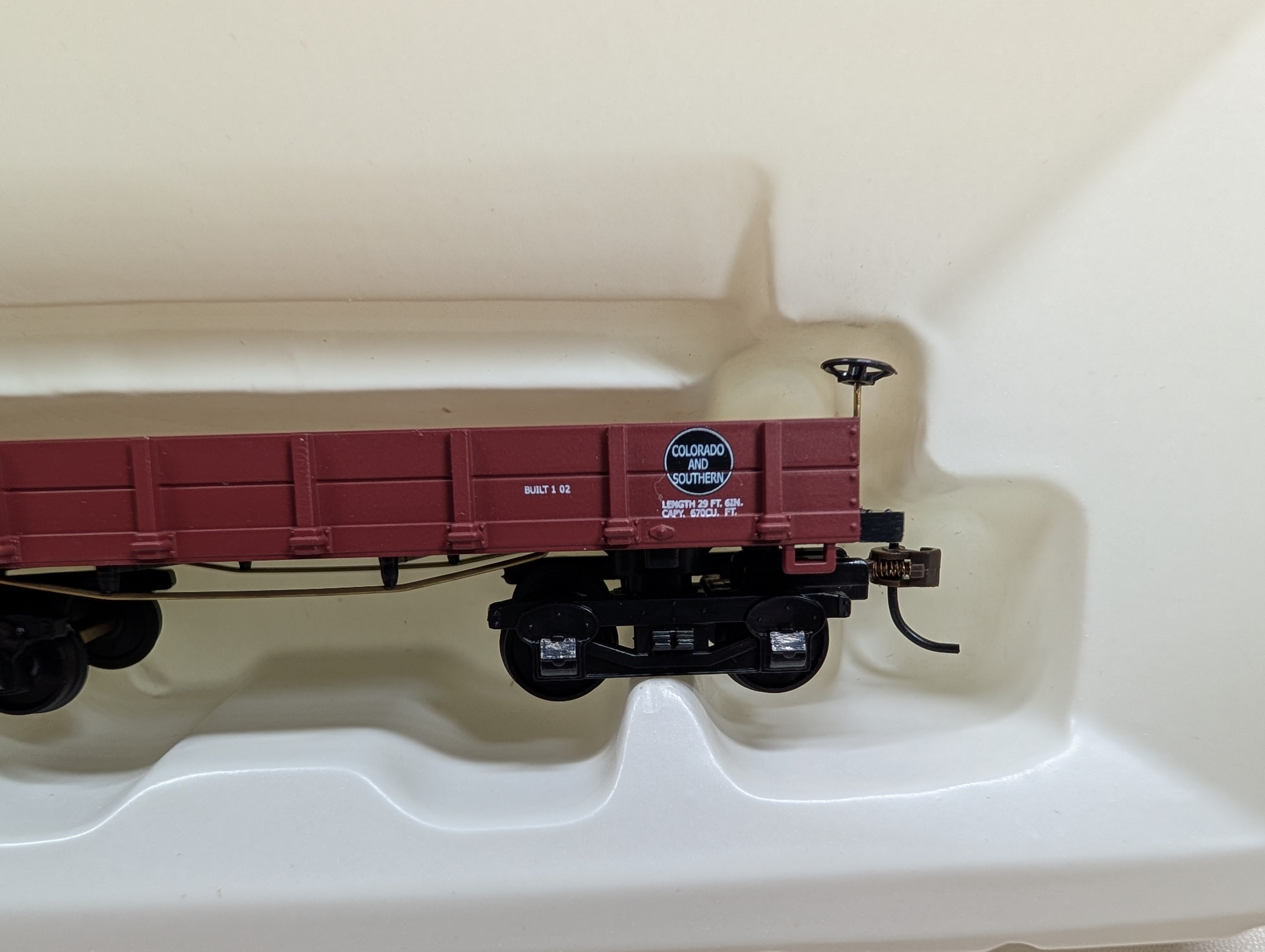 USED Mantua 721400 HO Scale 1860 Coal Gondola Colorado & Southern C&S #4415