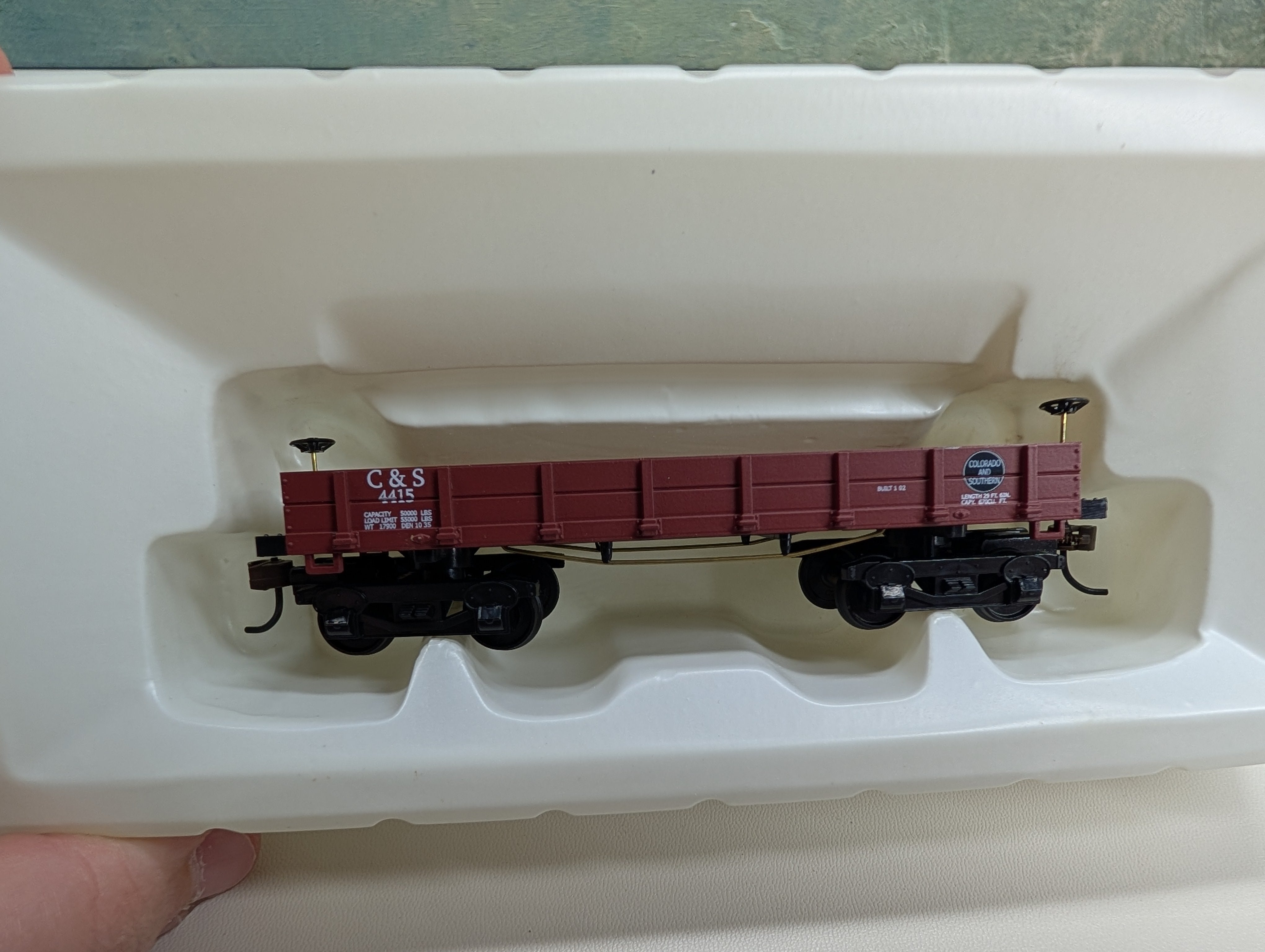 USED Mantua 721400 HO Scale 1860 Coal Gondola Colorado & Southern C&S #4415