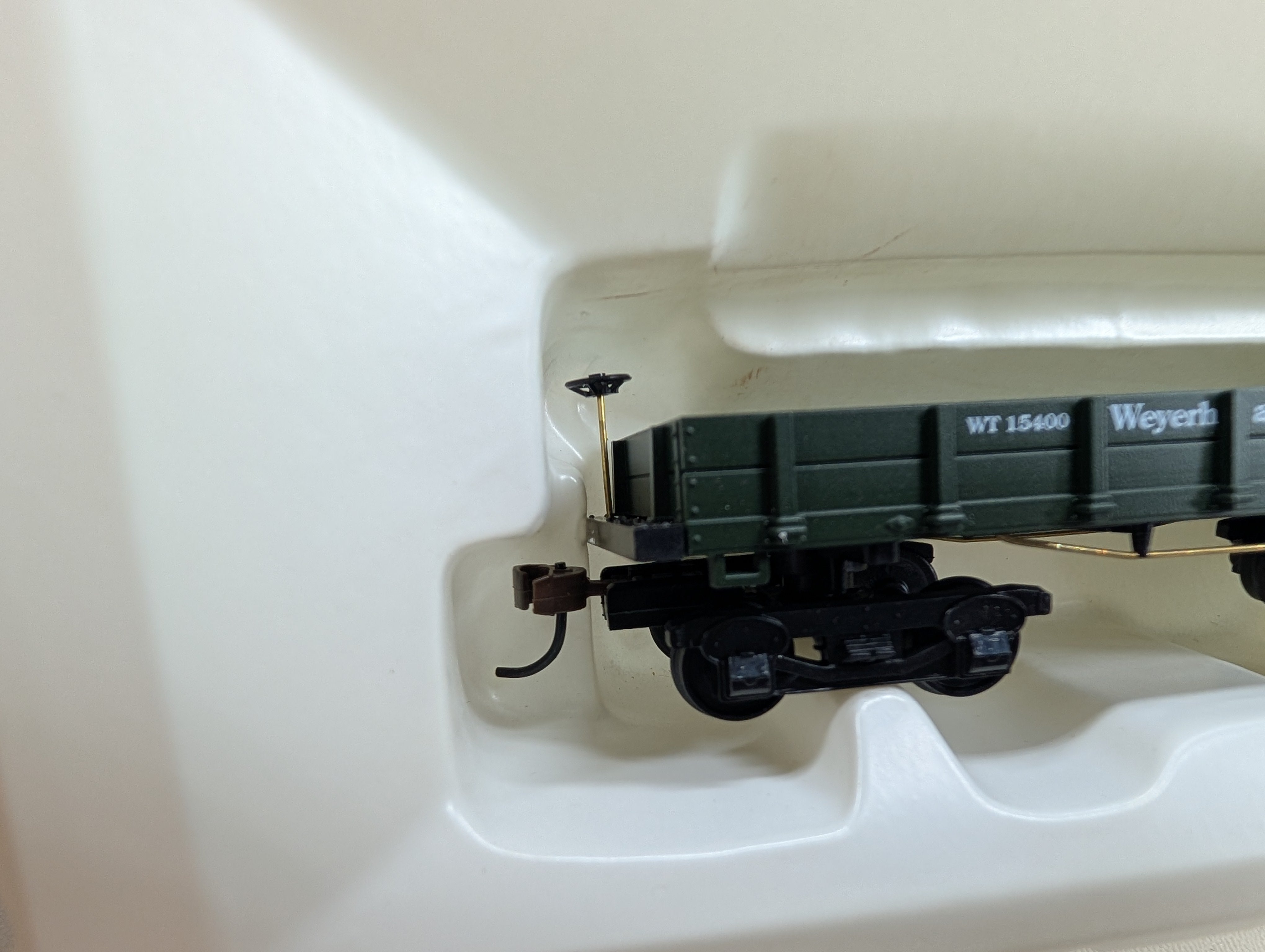 USED Mantua 724021 HO Scale Log Car Gondola Weyerhaeuser #6238