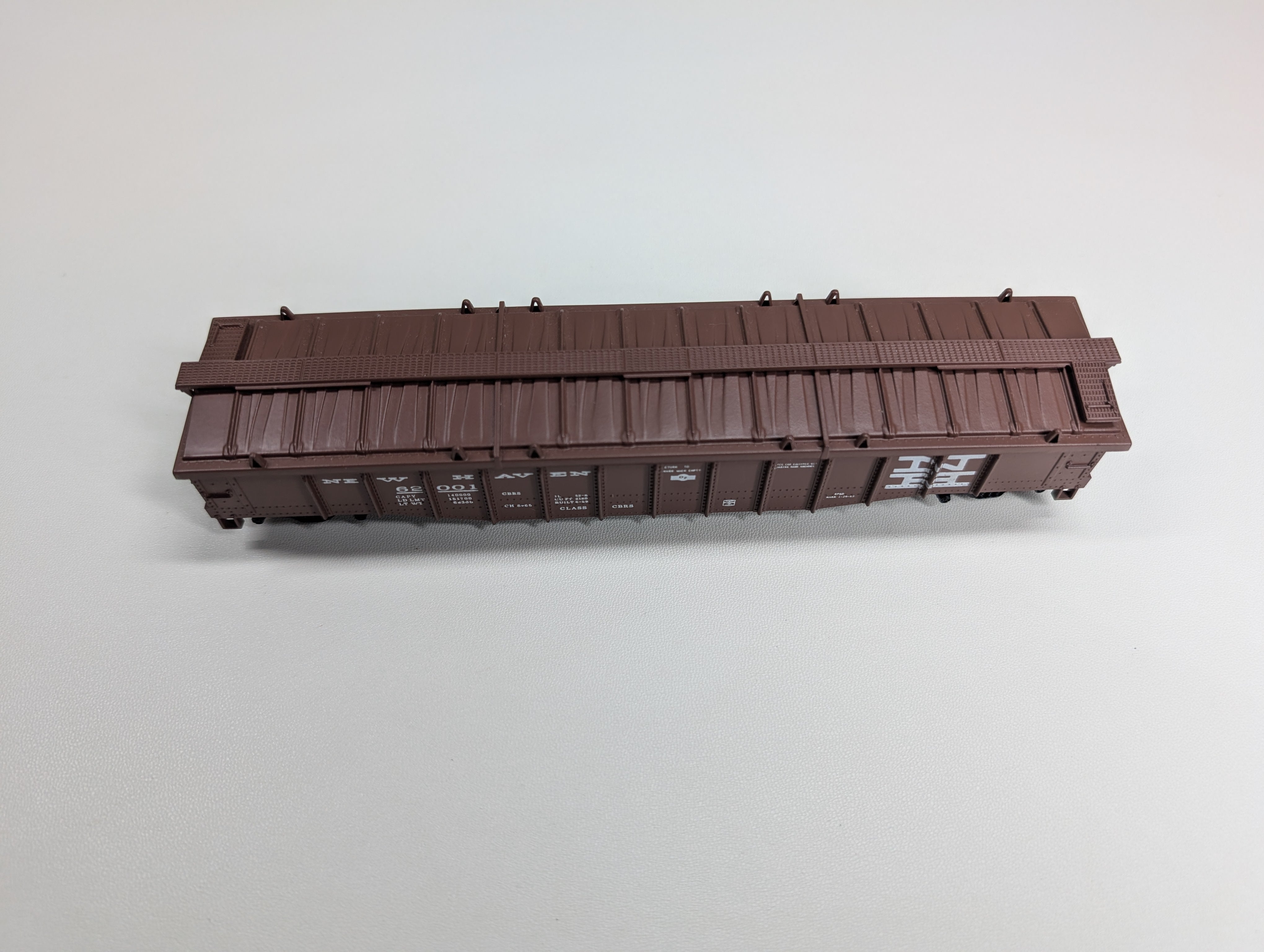 USED Athearn HO Scale Covered 50' Gondola New Haven NH #62001 Robin's Rails Custom