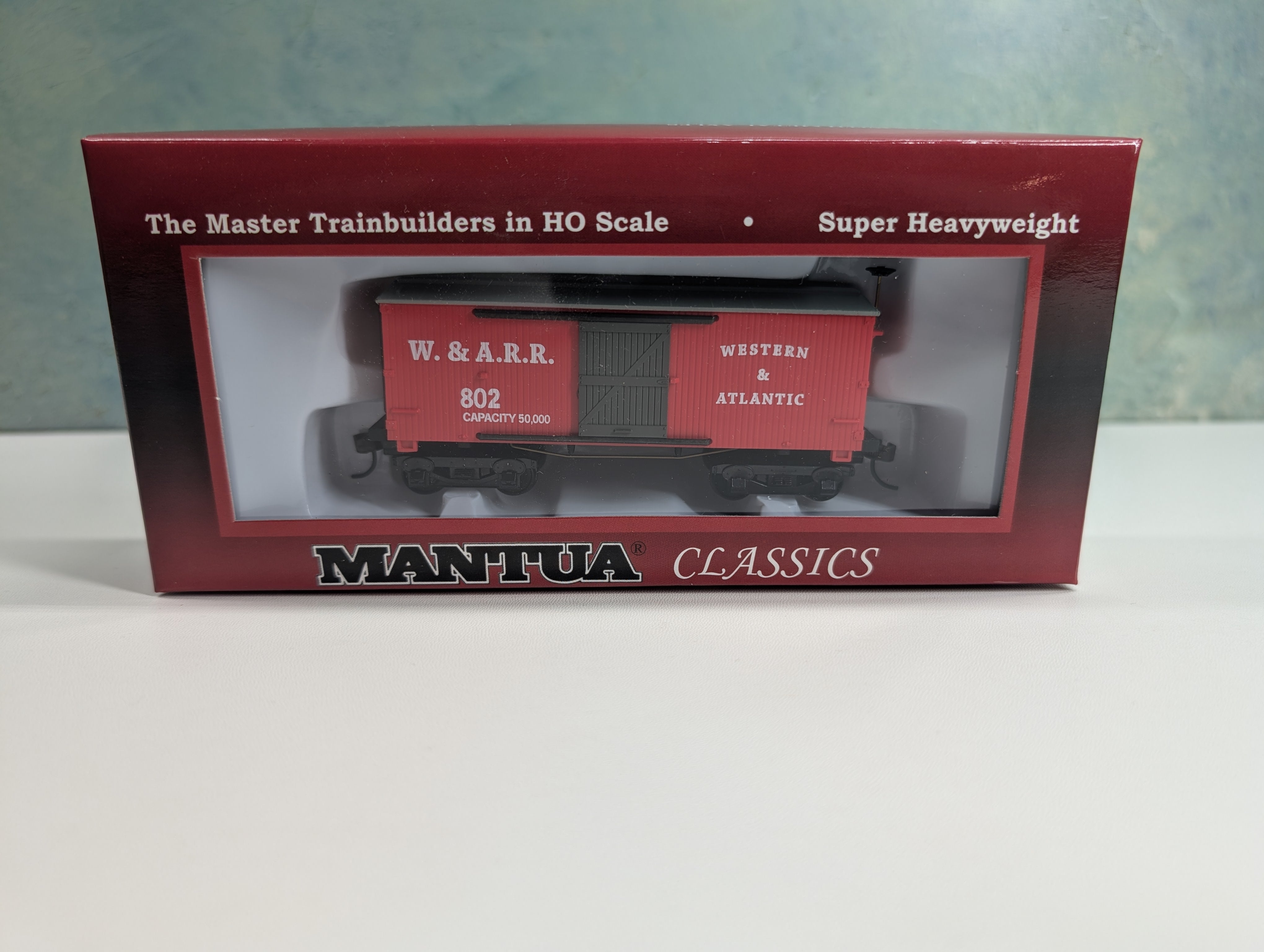 USED Mantua 721044 HO Scale 1860 Box Car Western & Atlantic