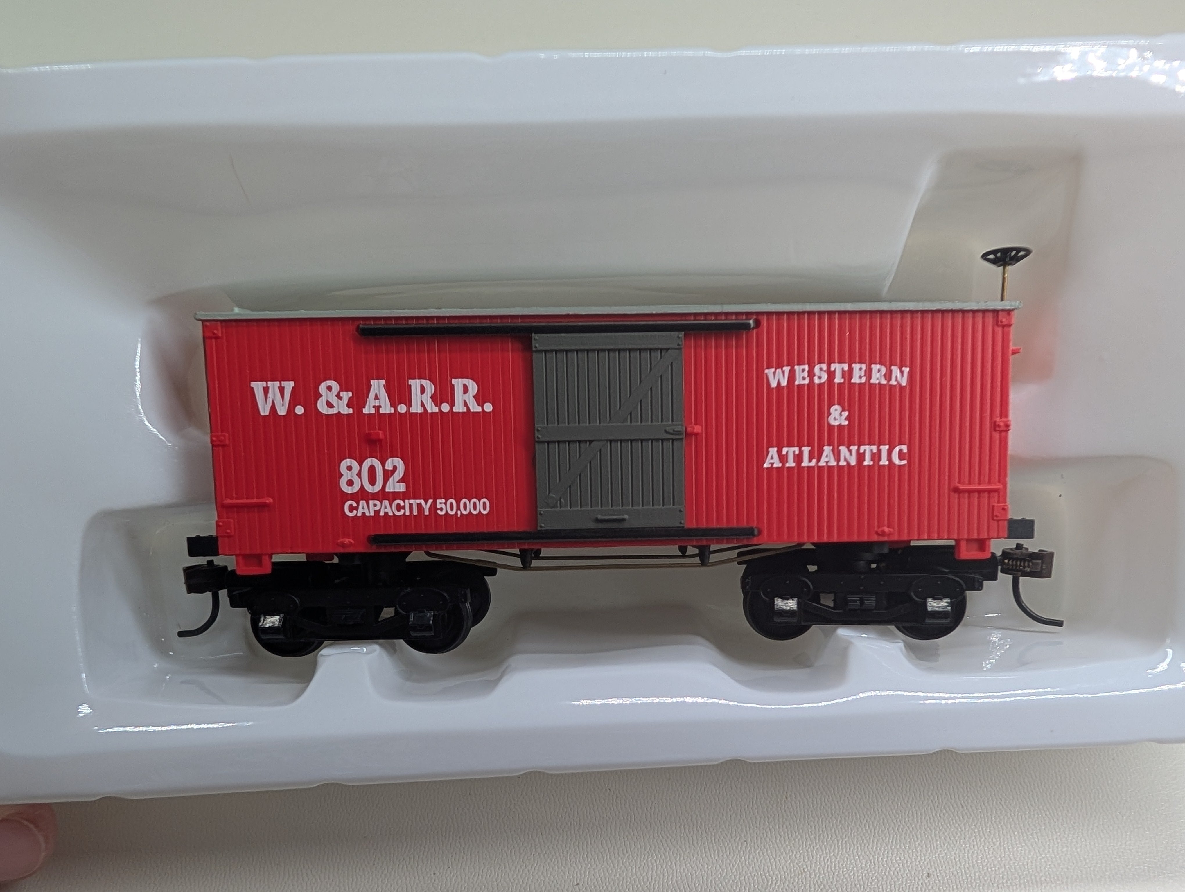 USED Mantua 721044 HO Scale 1860 Box Car Western & Atlantic
