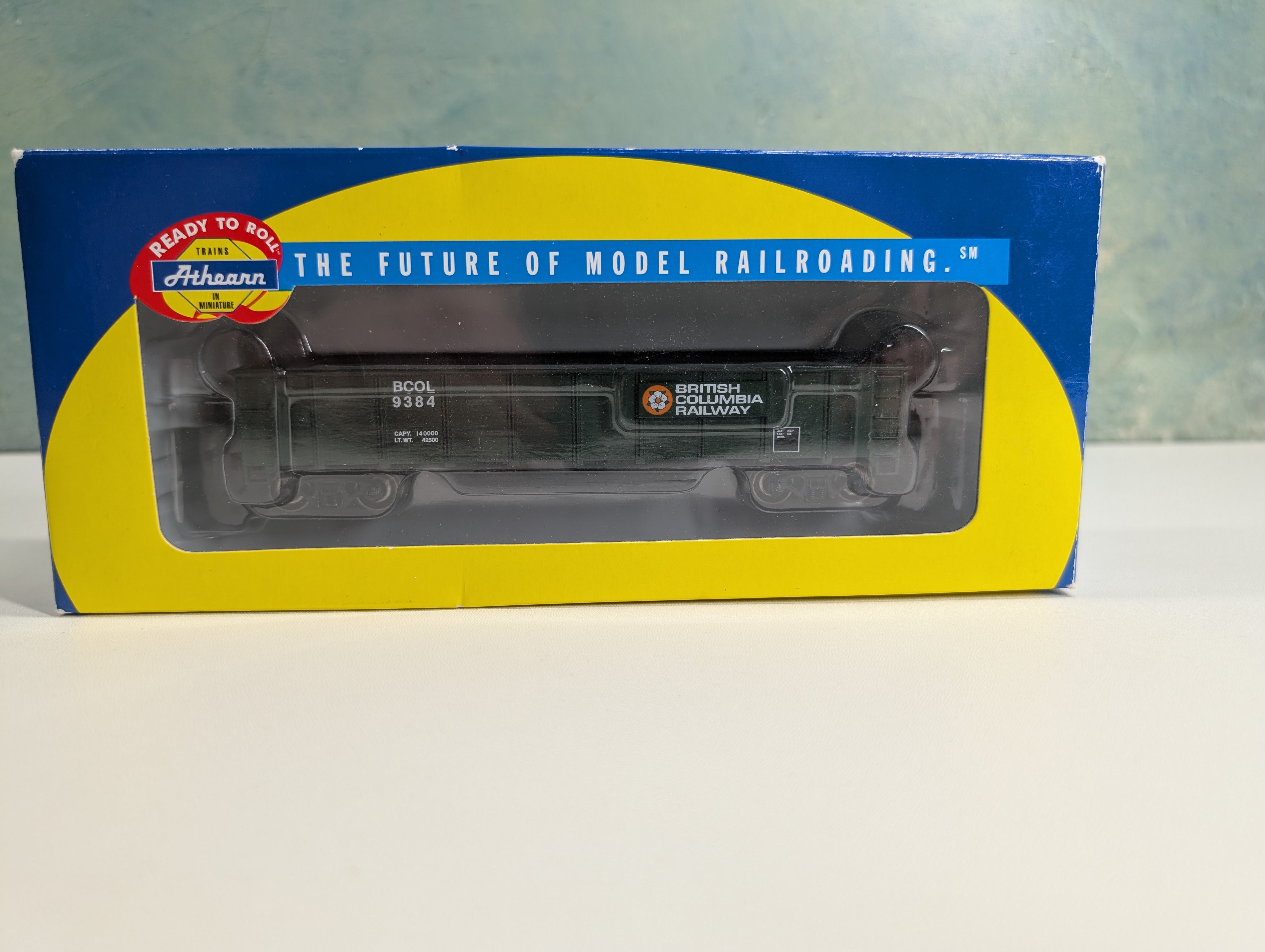 USED Athearn 94338 HO Scale 40' Gondola British Columbia Railway BCOL #9384