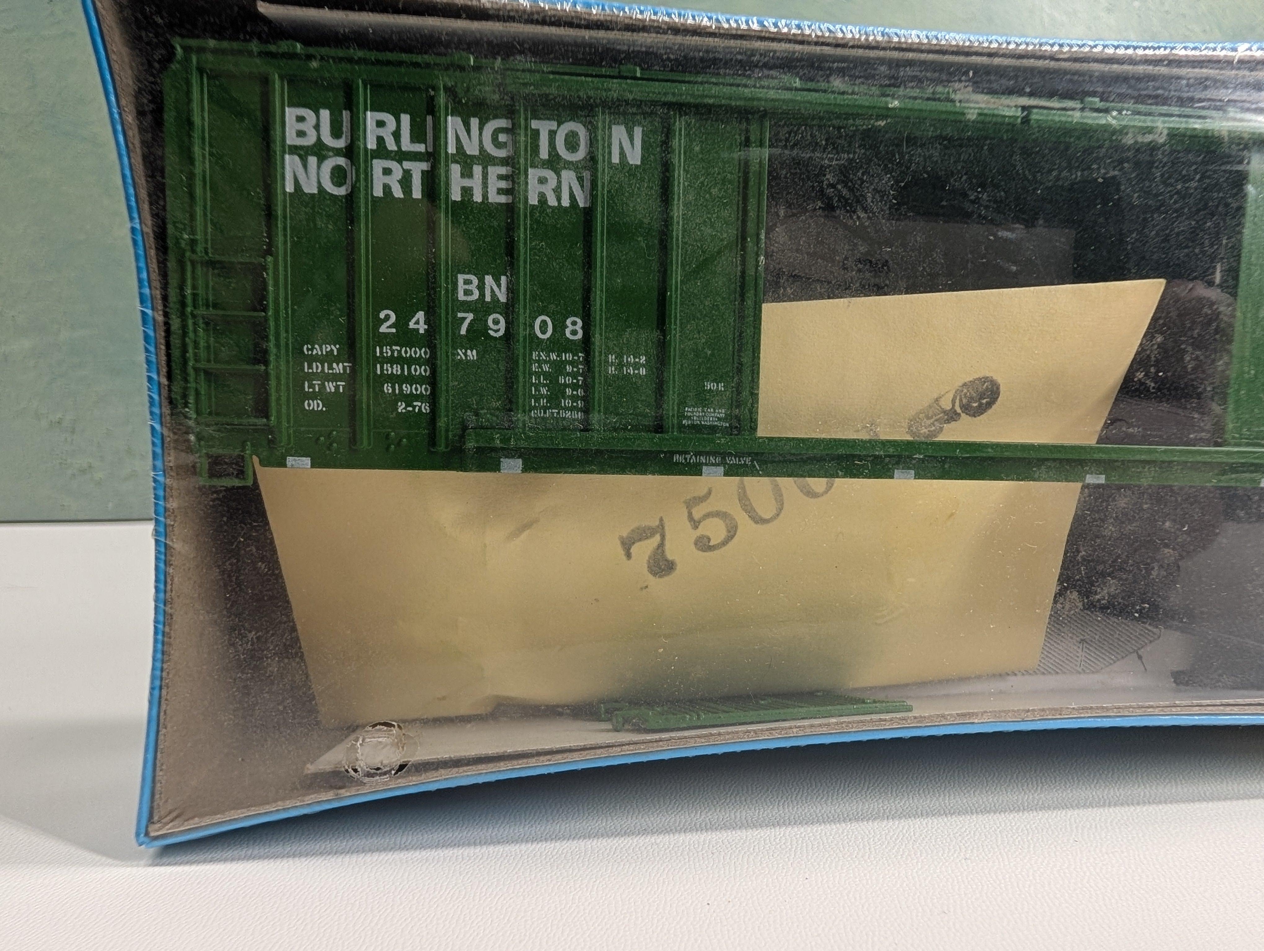 Athearn 5075 HO Scale 50' OB DD Box Car Burlington Northern BN #247908 Sealed KIT