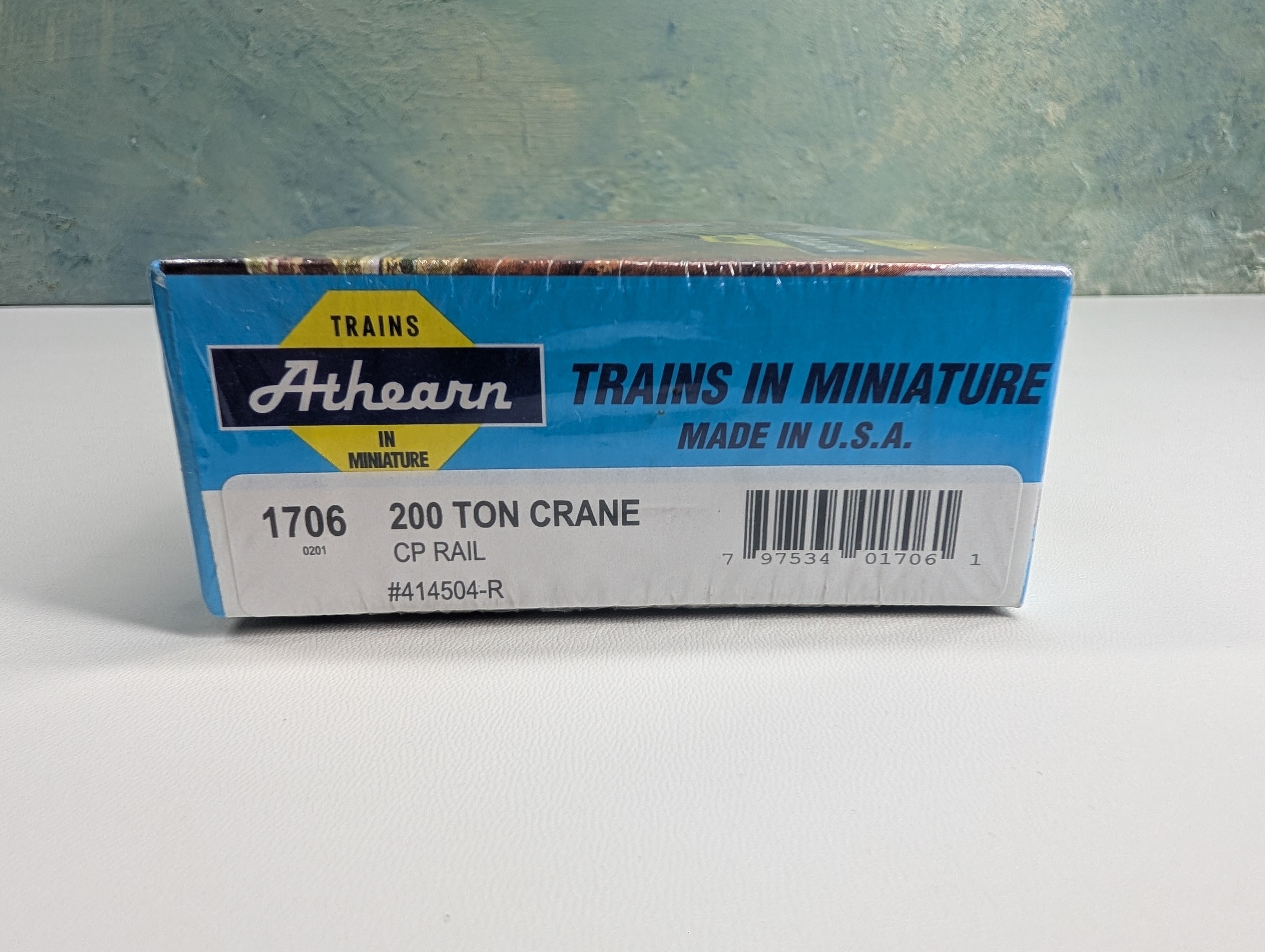 Athearn 1706 HO Scale 200 Ton Crane Canadian Pacific CP Rail #414504 Sealed KIT