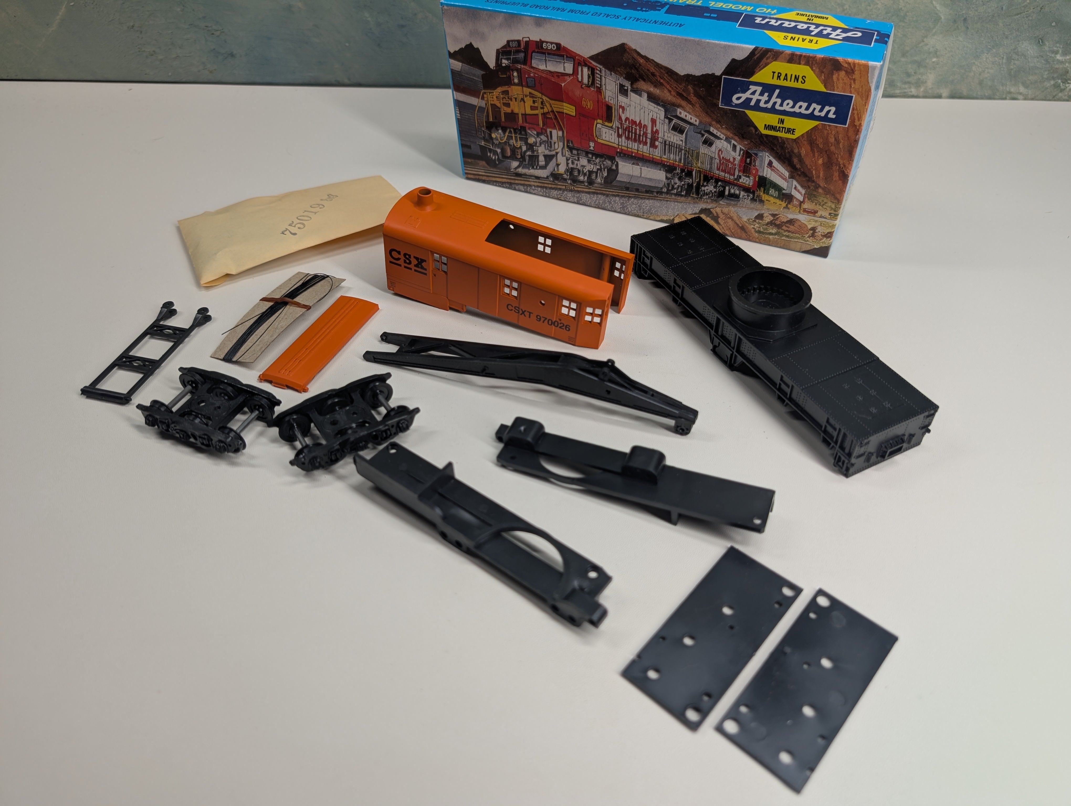 USED Athearn 1707 HO Scale MOW 200 Ton Crane CSX CSXT #970026 KIT