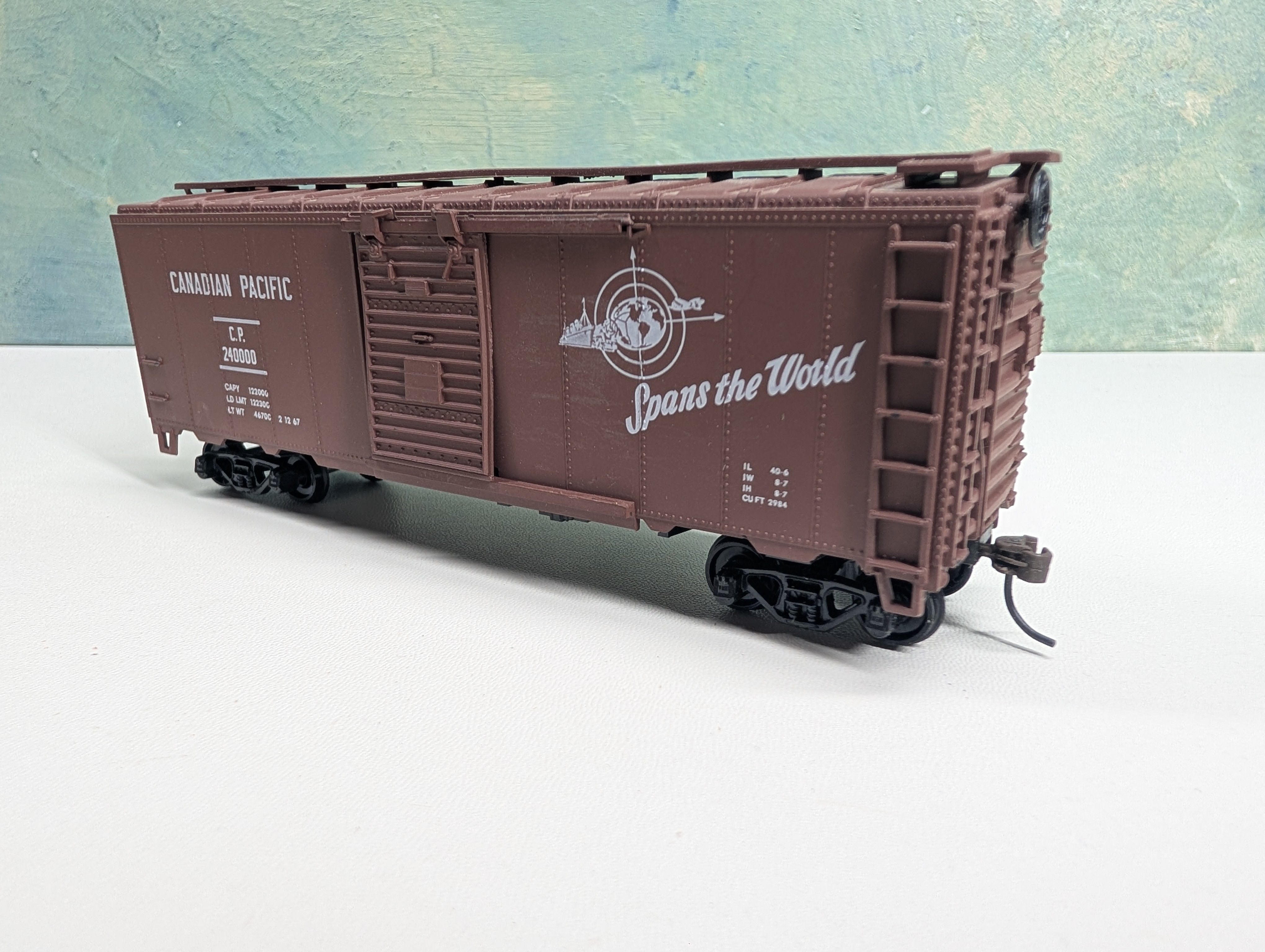 USED Athearn HO Scale 40' Box Car Canadian Pacific CP #240000