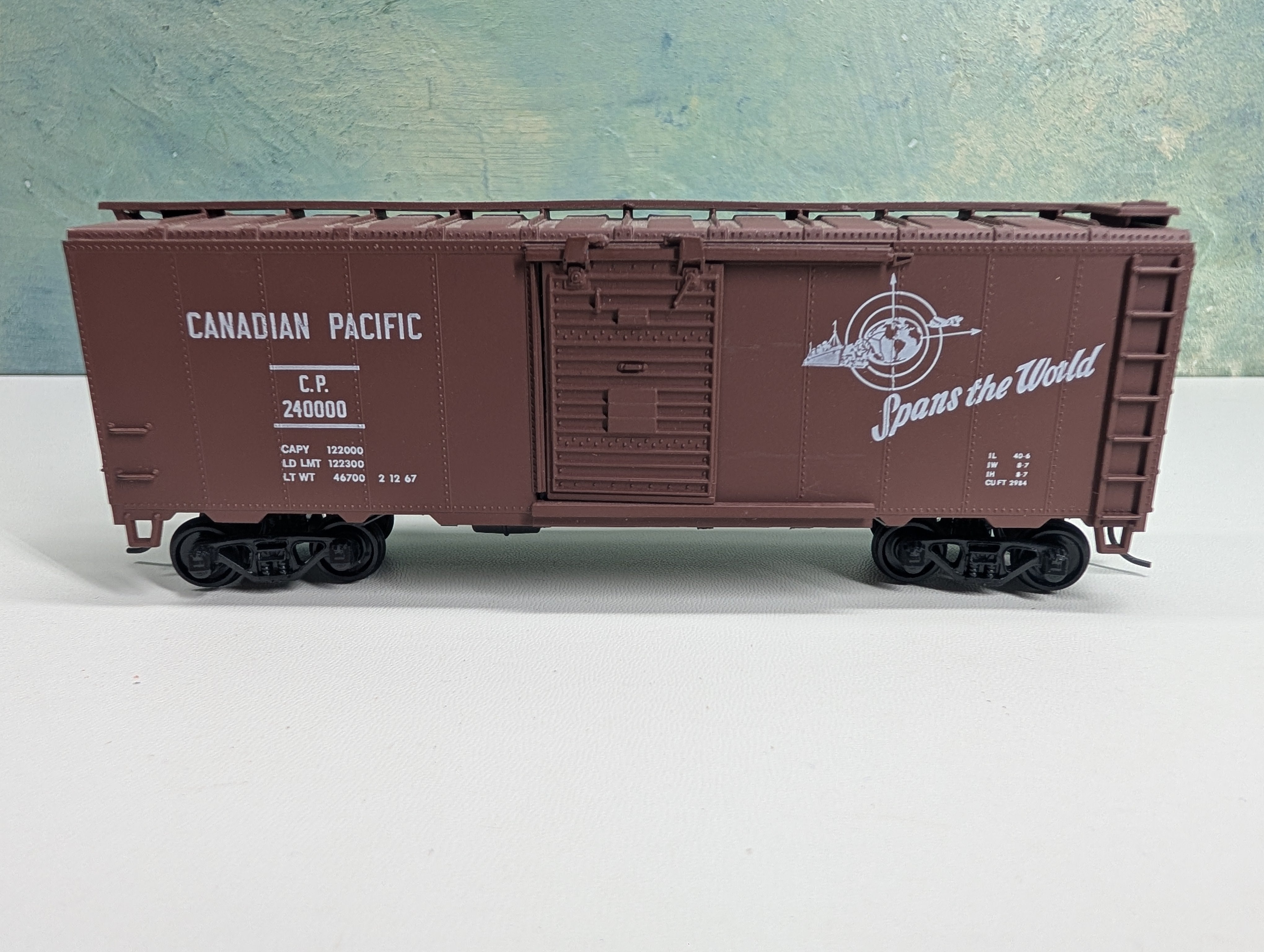 USED Athearn HO Scale 40' Box Car Canadian Pacific CP #240000