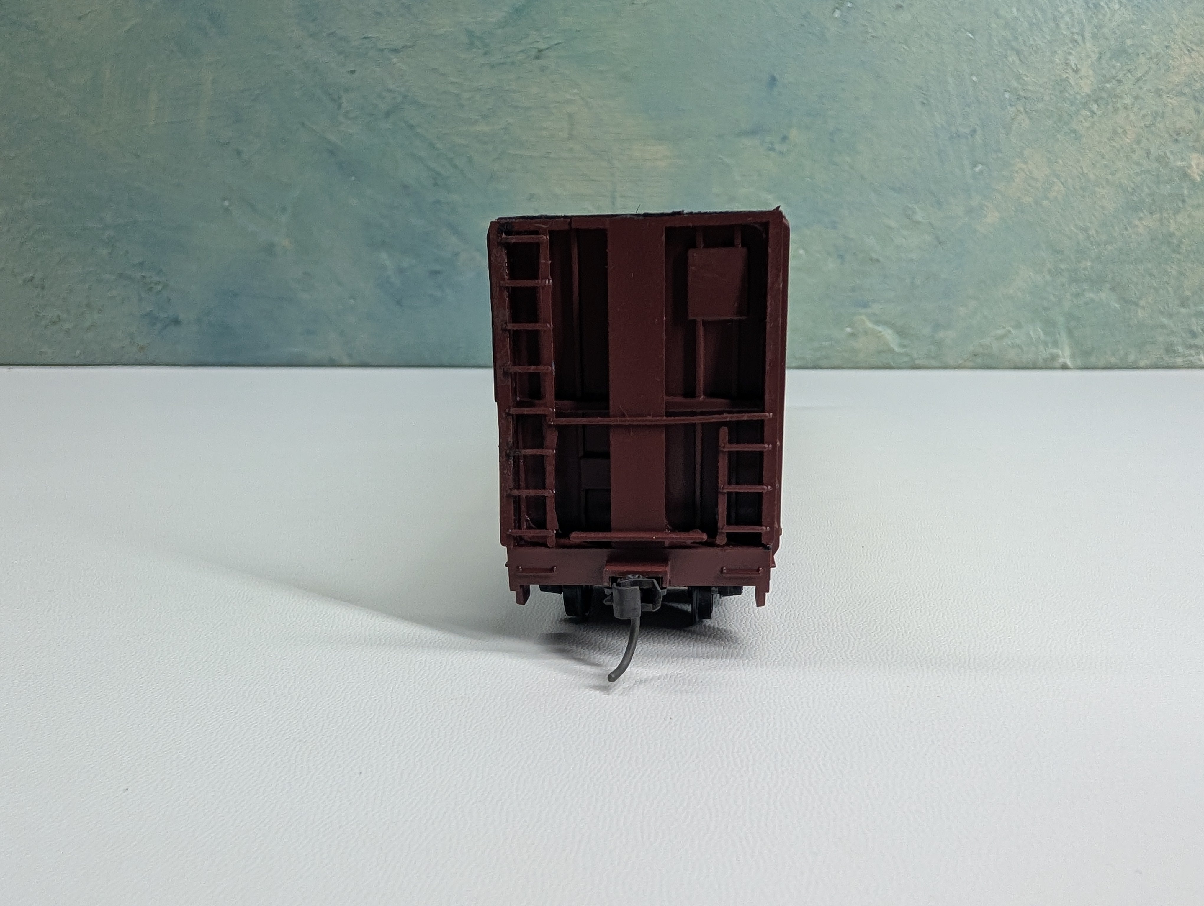 USED Roundhouse 1317 HO Scale 60' Bulkhead Flat Car Kansas City Southern KCS #605964