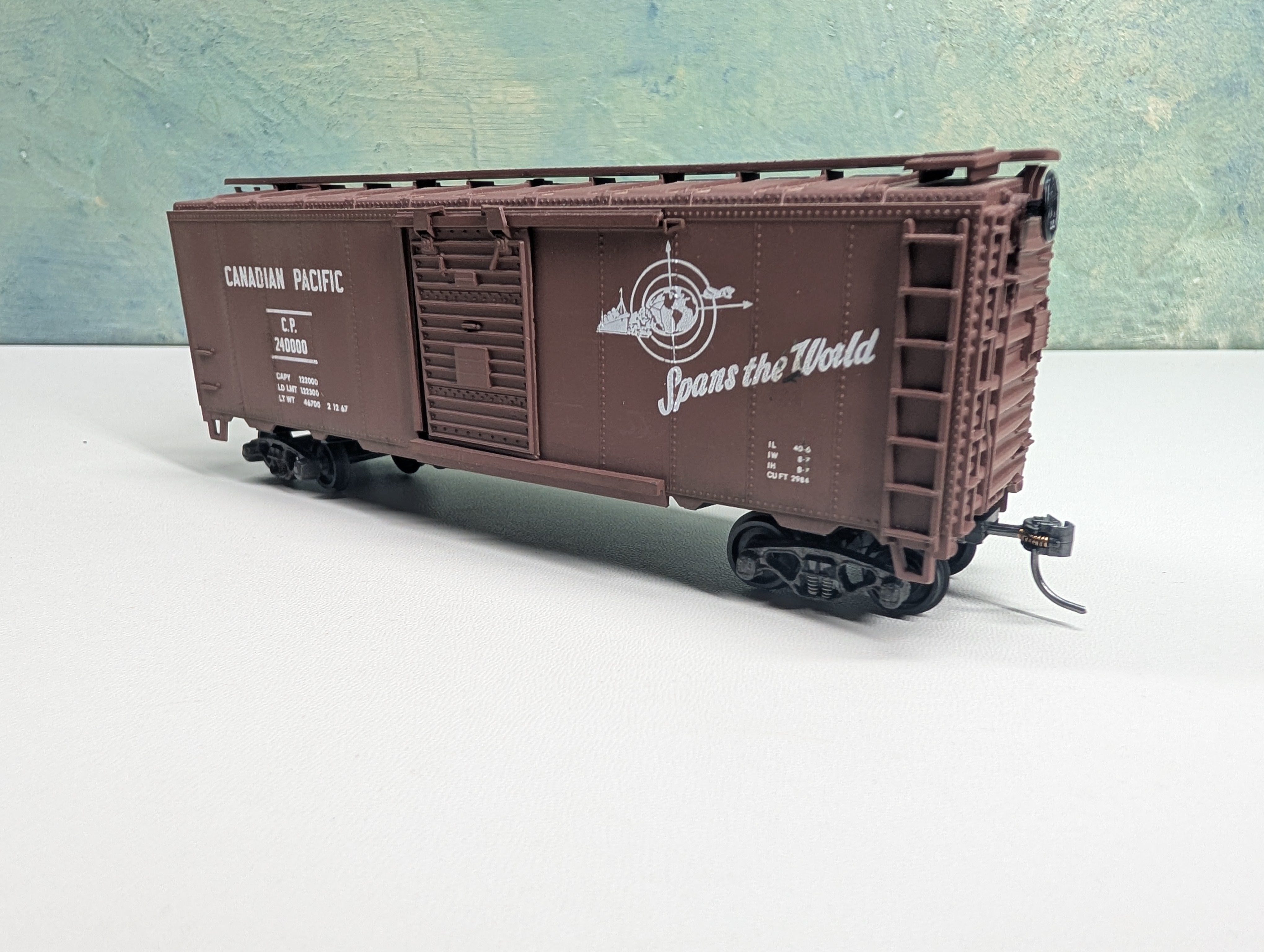 USED Athearn HO Scale 40' Box Car Canadian Pacific CP #240000